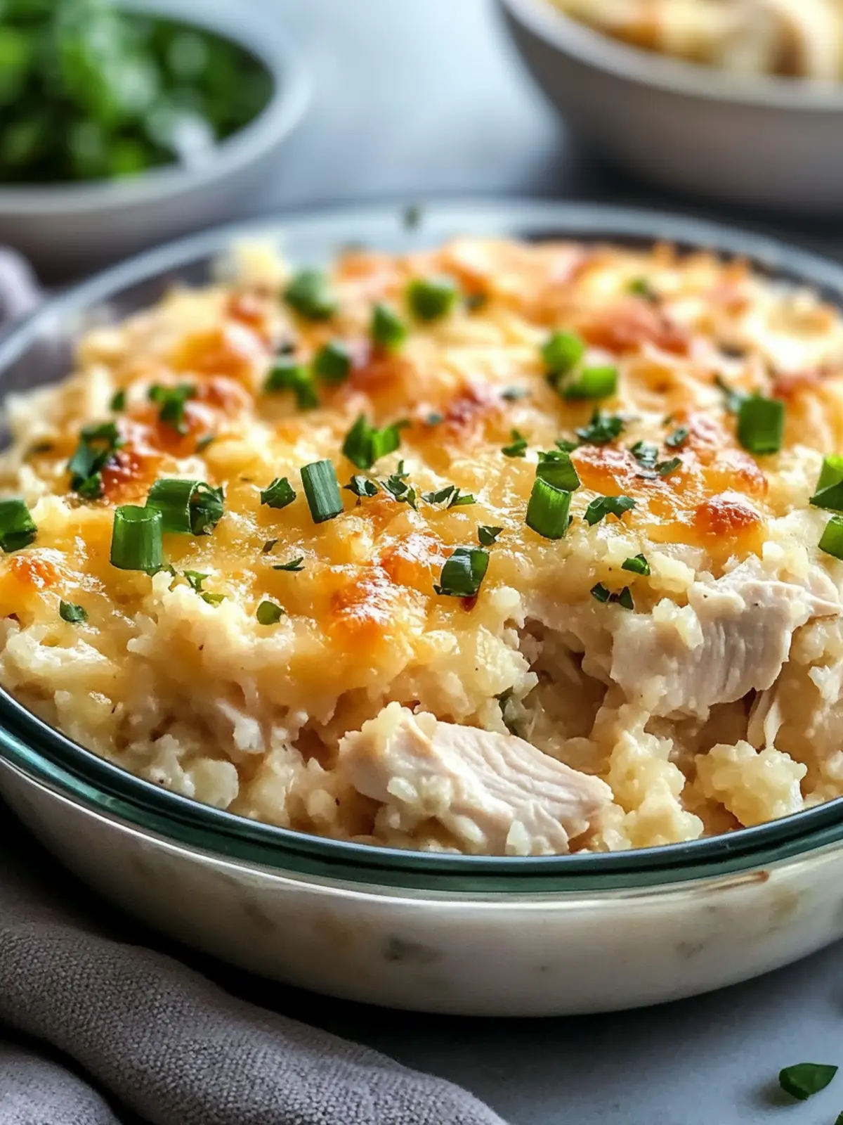 Healthy Chicken Cauliflower Rice Casserole You’ll Crave Daily 3 Healthy Chicken Cauliflower Rice Casserole