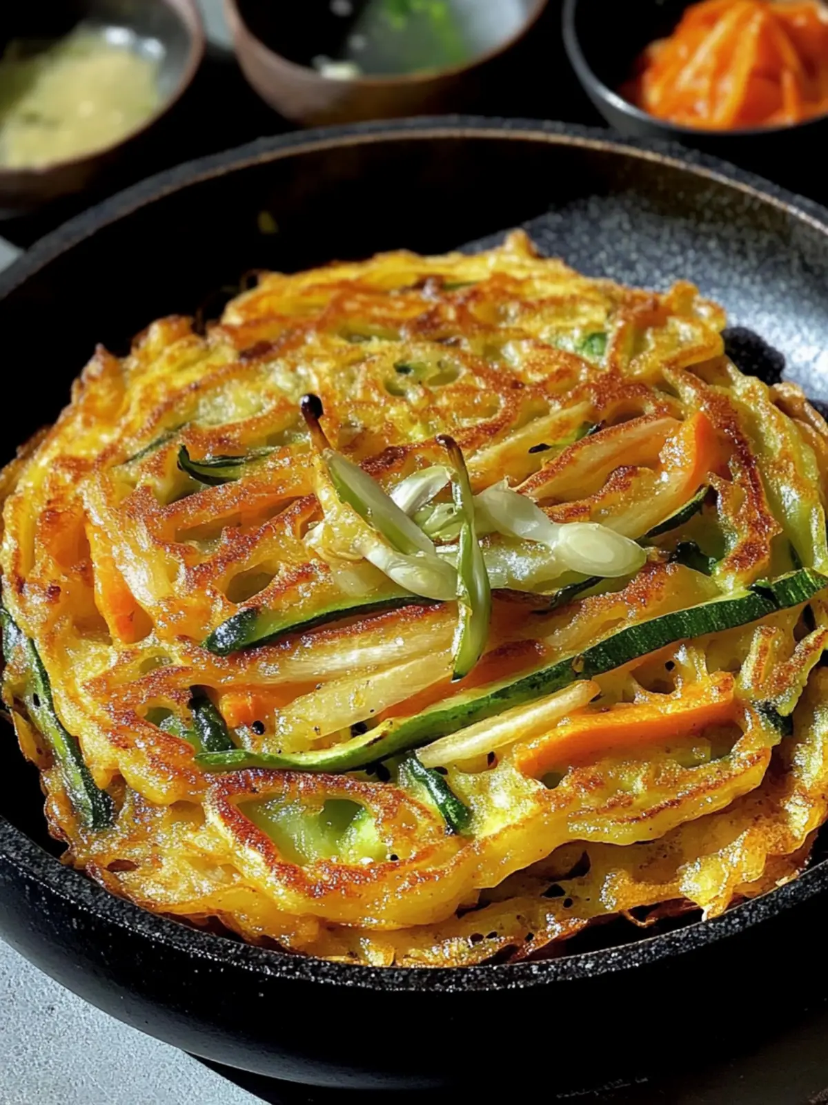 Crispy Korean Vegetable Pancakes (Yachaejeon) You'll Love 3 Korean Vegetable Pancakes (Yachaejeon)