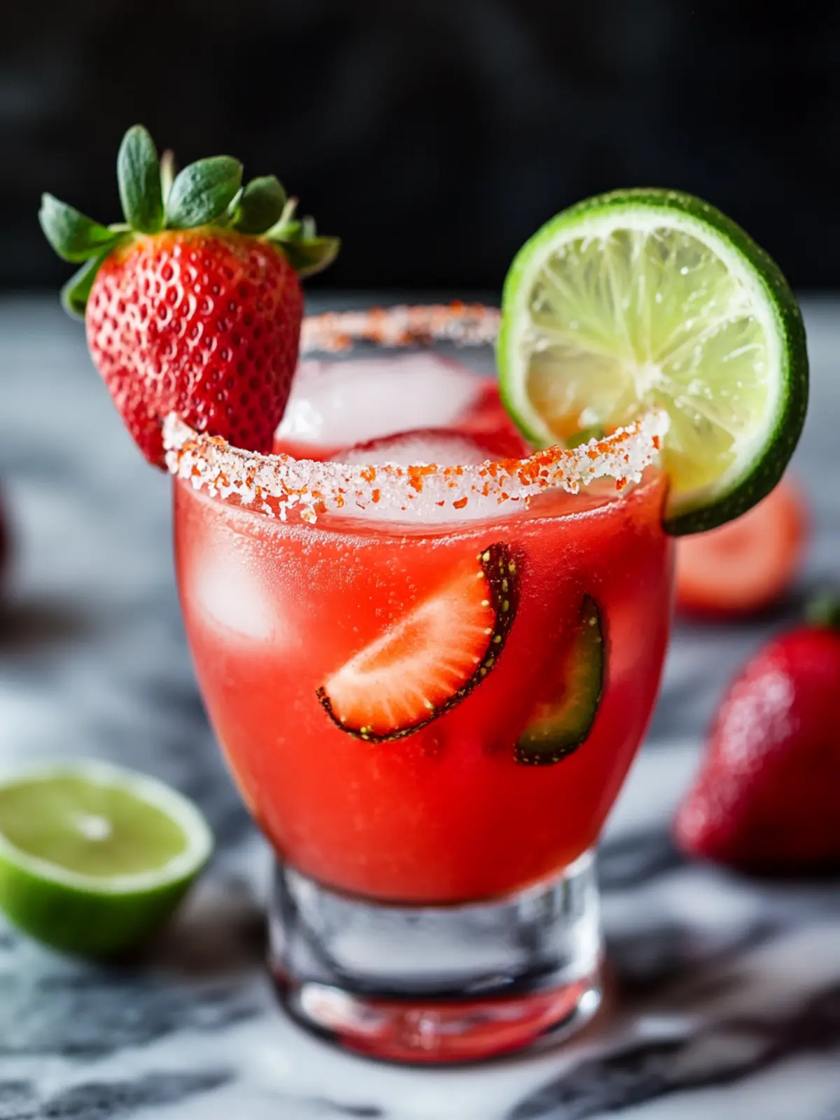 Spicy Strawberry Margarita: Your New Favorite Summer Sip 5 Spicy Strawberry Margarita