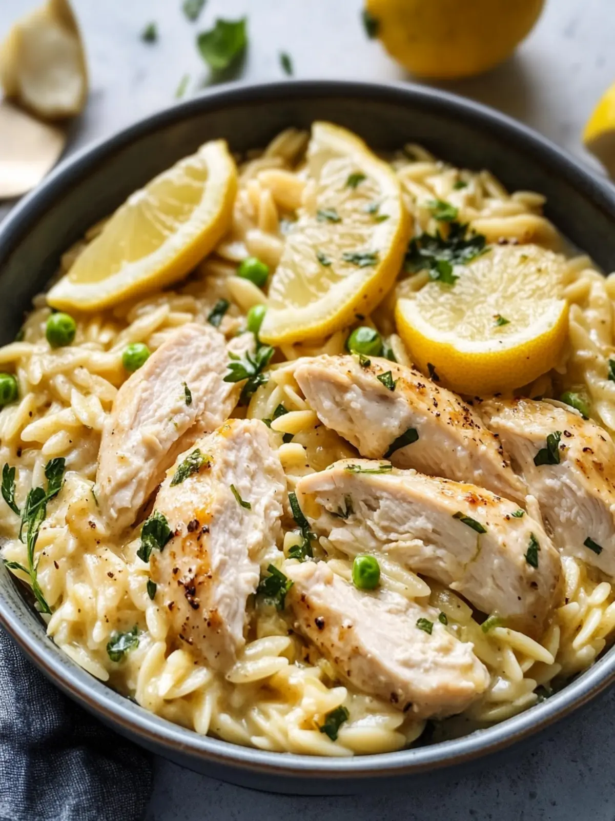 Delicious Easy One-Pot Creamy Lemon Chicken Orzo Magic 4 Easy One-Pot Creamy Lemon Chicken Orzo