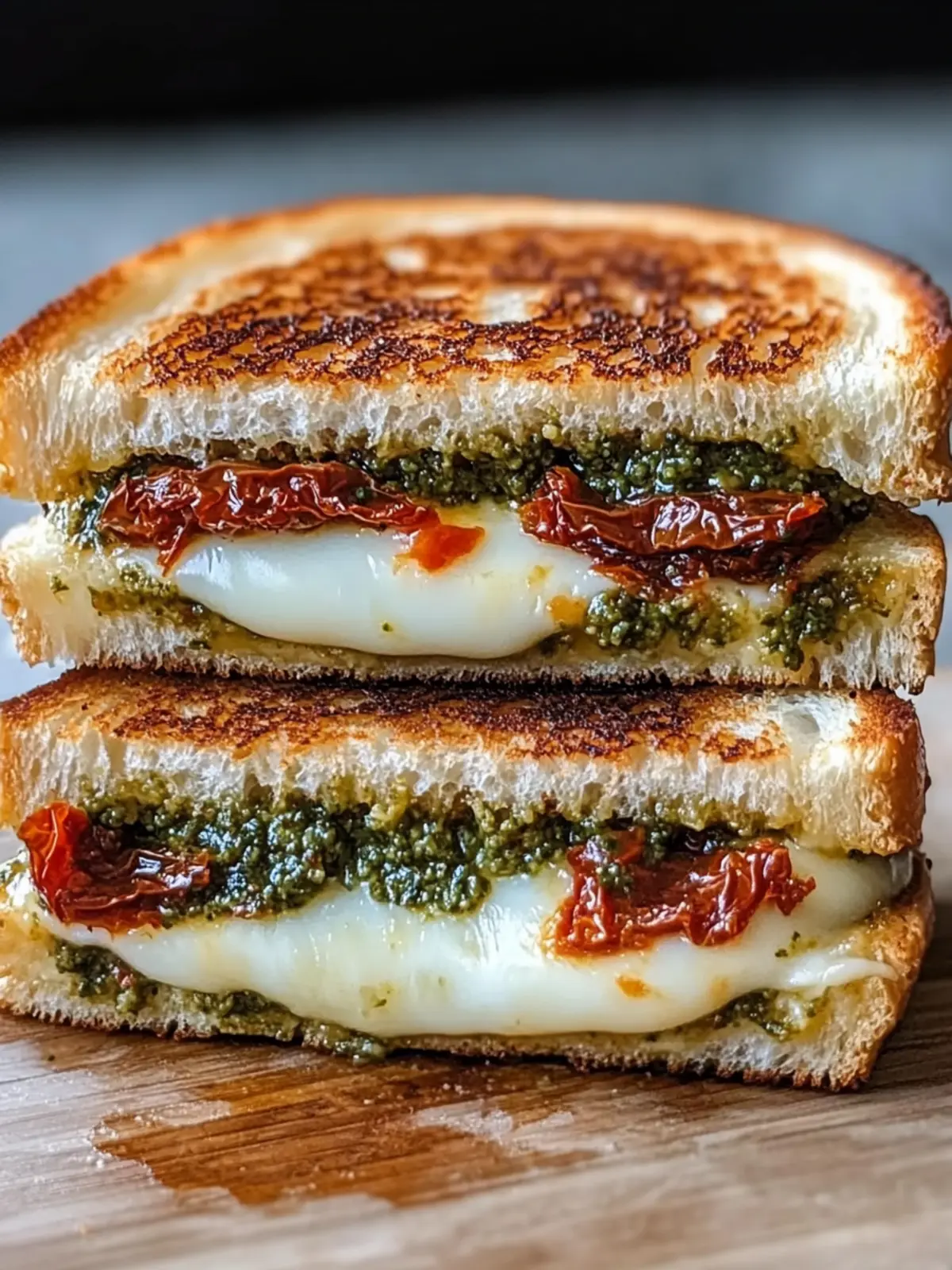 Irresistible Sun-Dried Tomato Pesto Grilled Cheese Delight 3 Sun-Dried Tomato Pesto Grilled Cheese