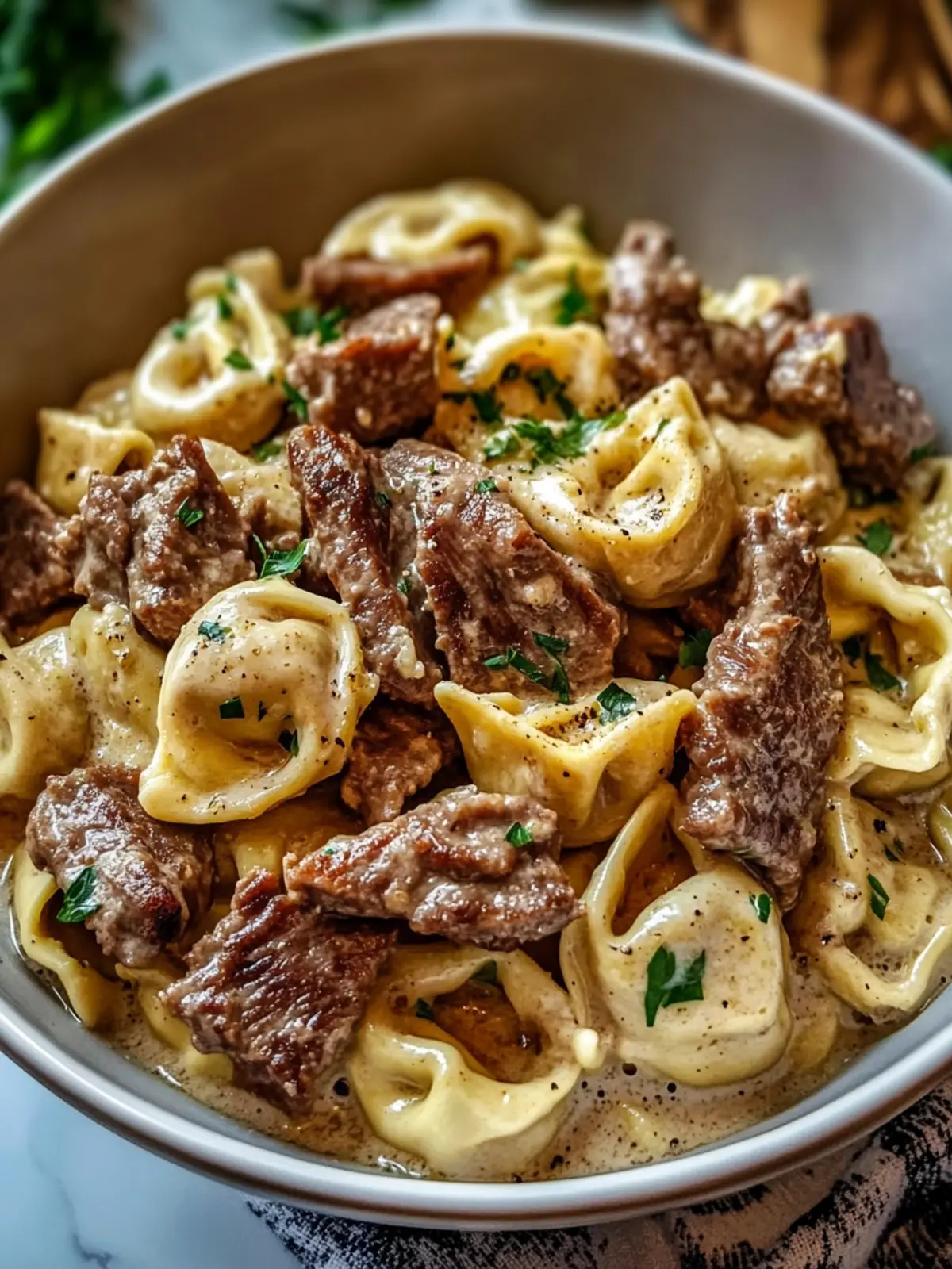 Indulge in Philly Cheesesteak Tortellini Pasta Bliss Tonight 3 Indulge in Philly Cheesesteak Tortellini Pasta Bliss