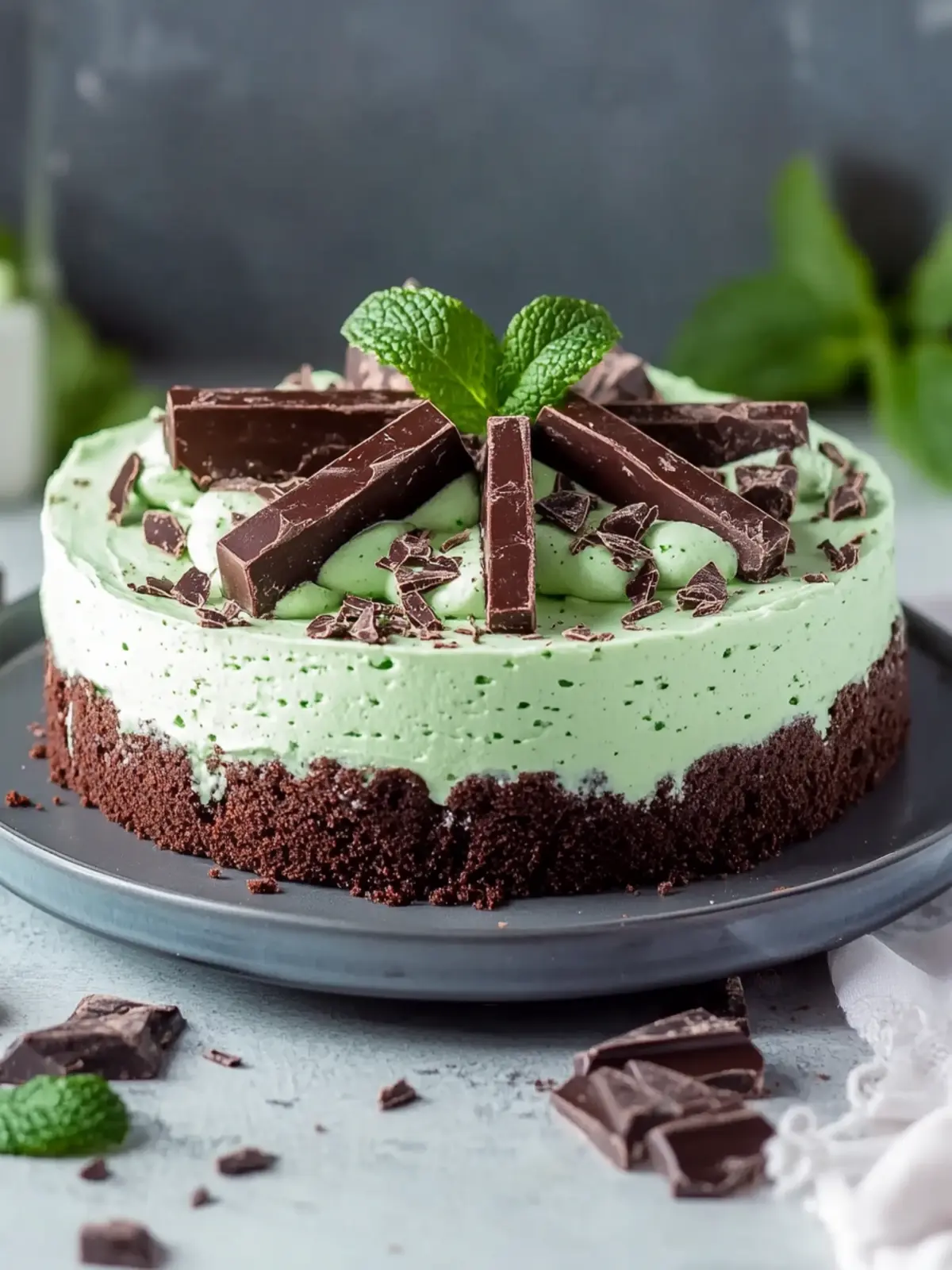 Mint Chocolate Cheesecake: Your Irresistibly Indulgent Treat 2 Mint Chocolate Cheesecake: Irresistibly Indulgent Dessert