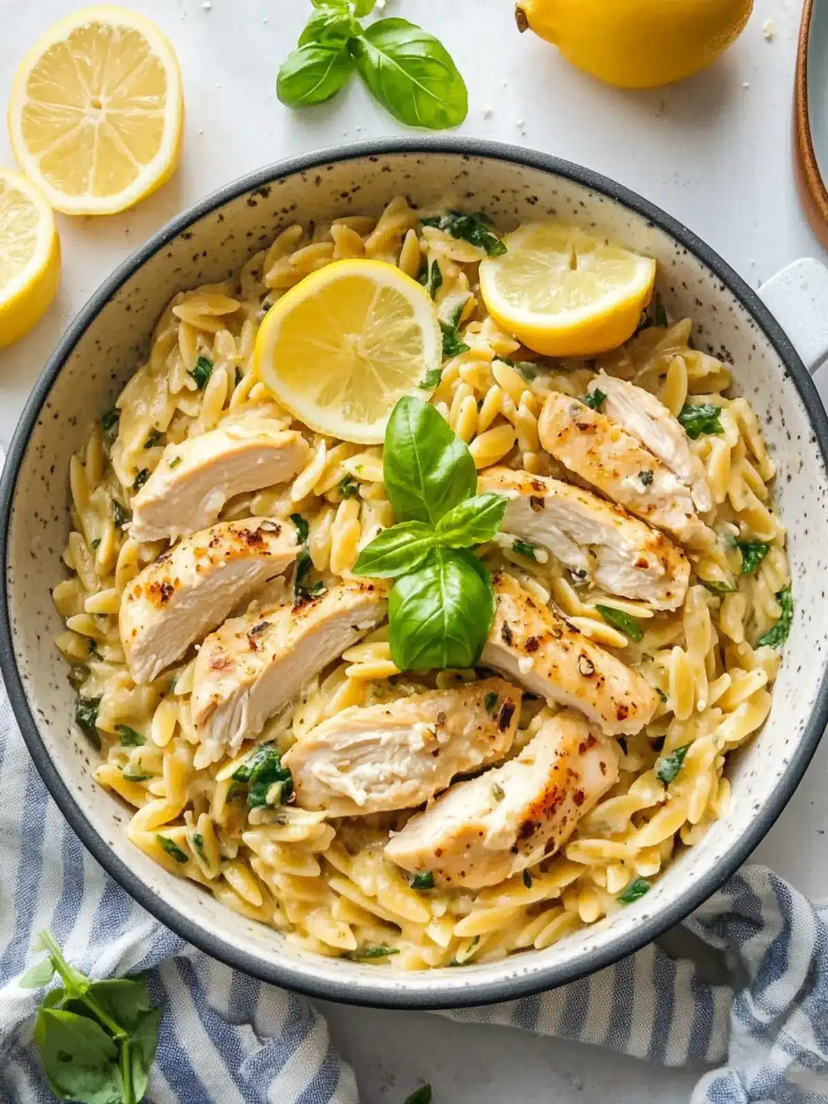 Delicious Easy One-Pot Creamy Lemon Chicken Orzo Magic 3 Easy One-Pot Creamy Lemon Chicken Orzo