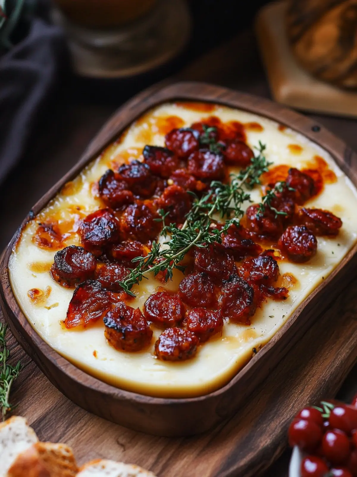 Indulge in Honey Chorizo Baked Manchego Cheese Bliss 4 Honey Chorizo Baked Manchego Cheese
