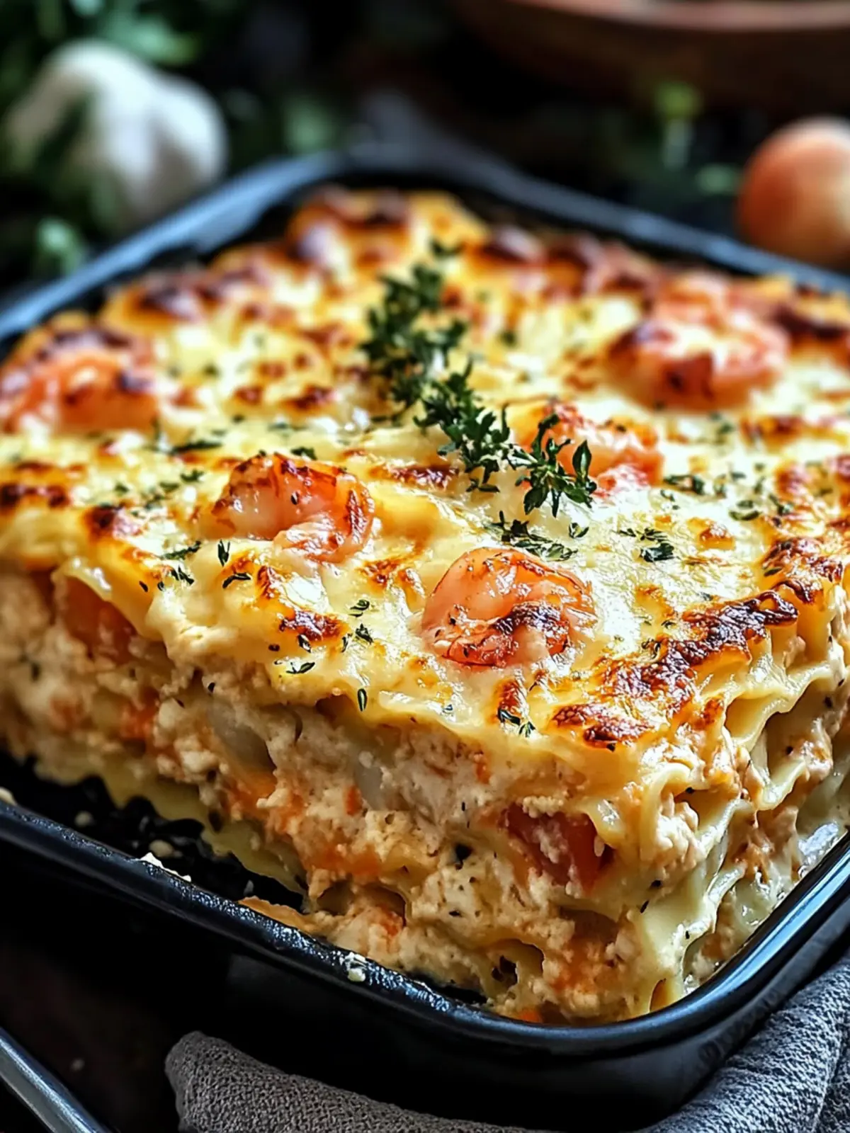 Creamy Shrimp Crab Lasagna: Your Ultimate Seafood Bake Delight 4 Creamy Shrimp Crab Lasagna: Best Seafood Bake