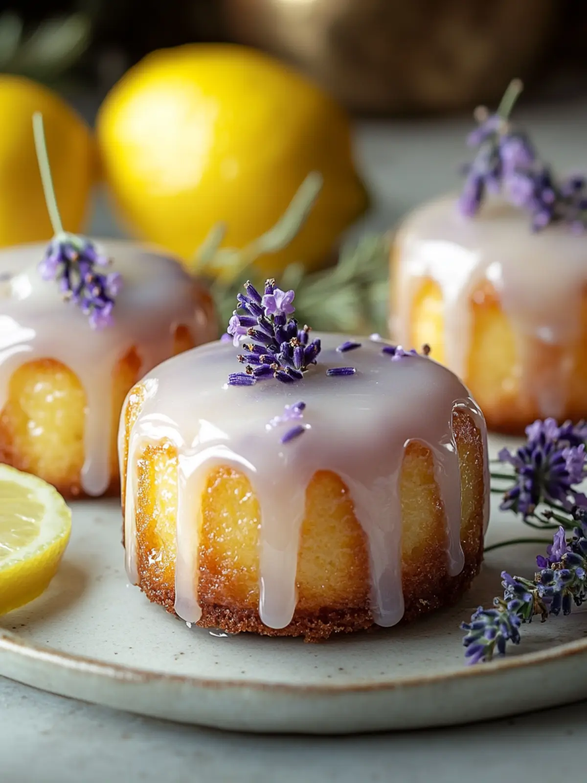 The Ultimate Mini Lemon Cakes with Lavender Glaze Delight 3 The Ultimate Mini Lemon Cakes with Lavender Glaze (Elegant & Easy!)