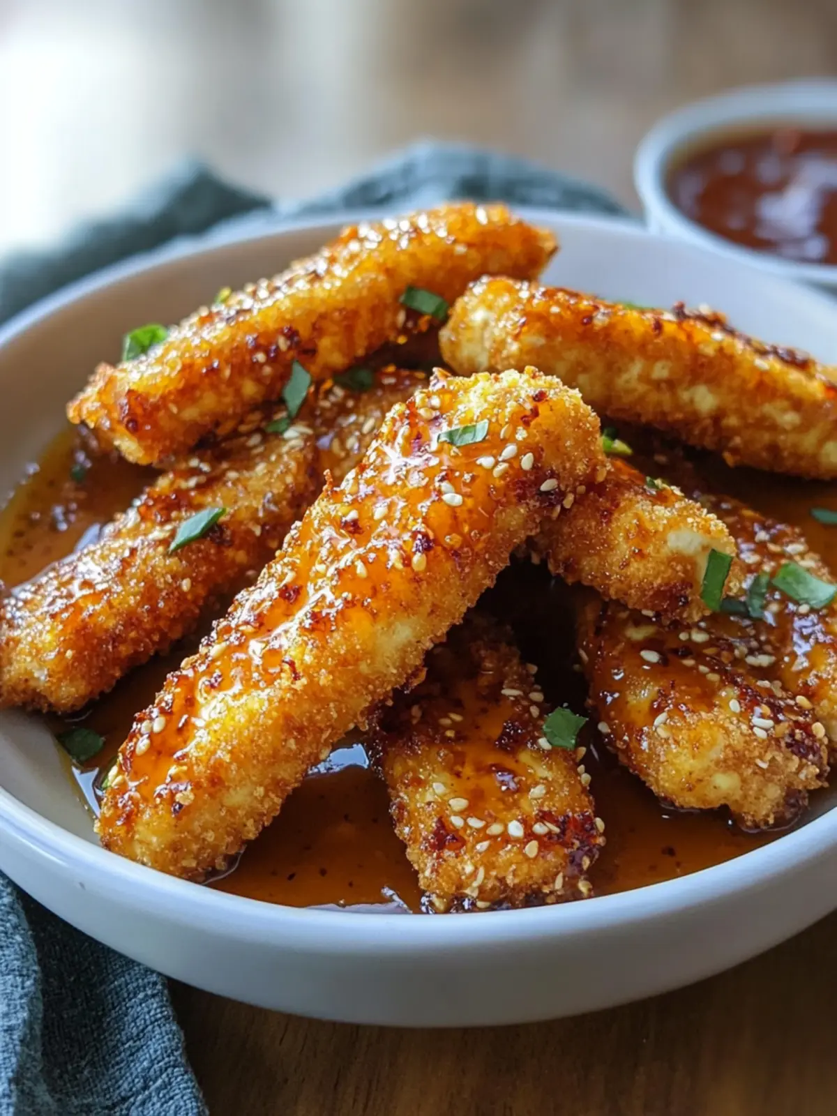 Crispy Honey Mustard Tofu Tenders for Your Plant-Based Cravings 4 Honey Mustard Tofu Tenders