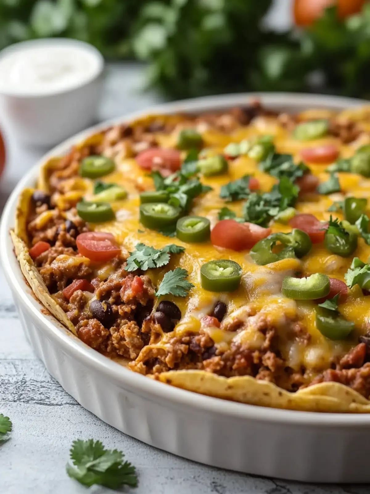 Taco Casserole with Tortillas – Quick, Cheesy Family Favorite 2 Taco Casserole With Tortillas