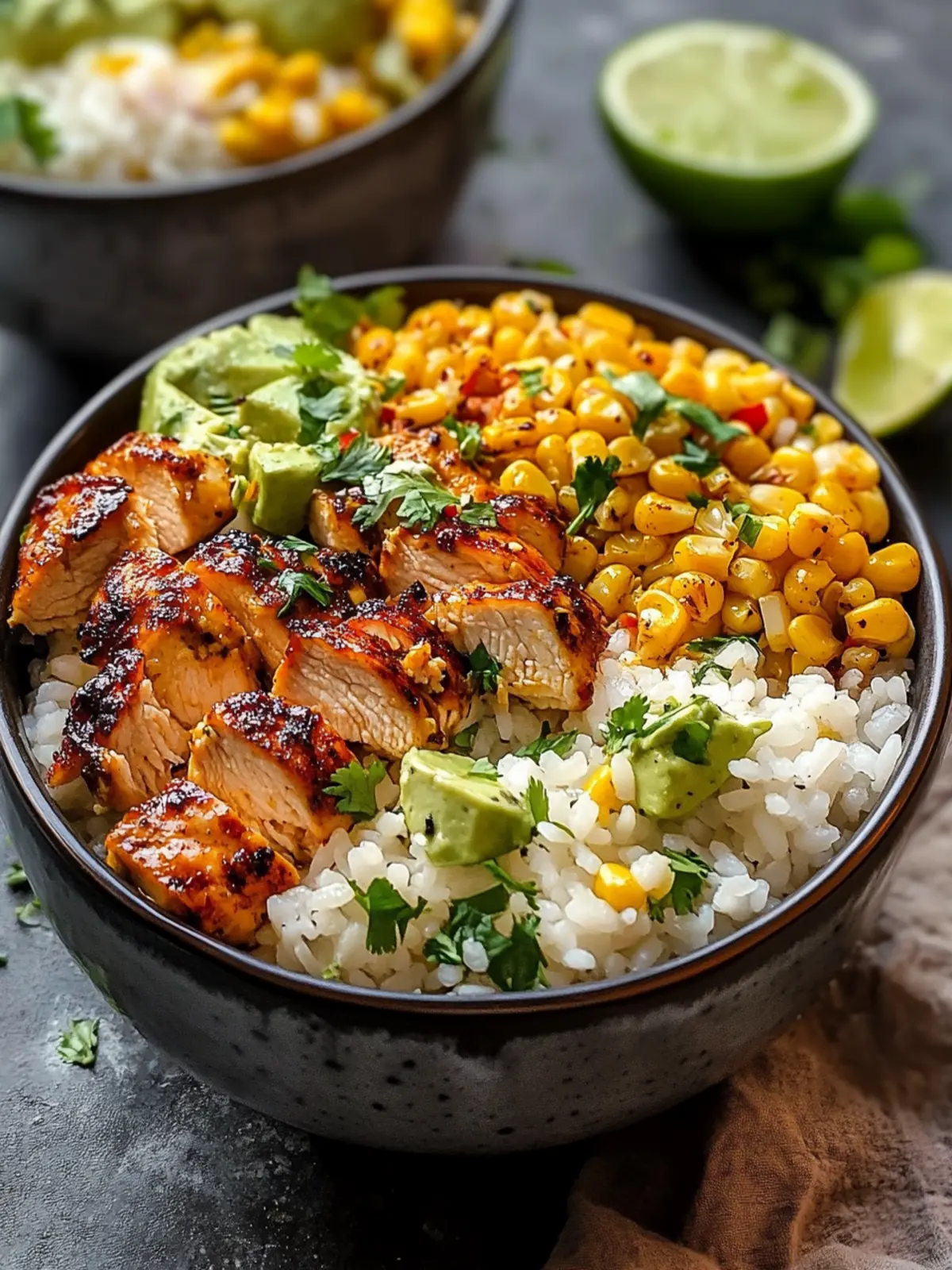Easy Street Corn Chicken Rice Bowls for a High-Protein Win