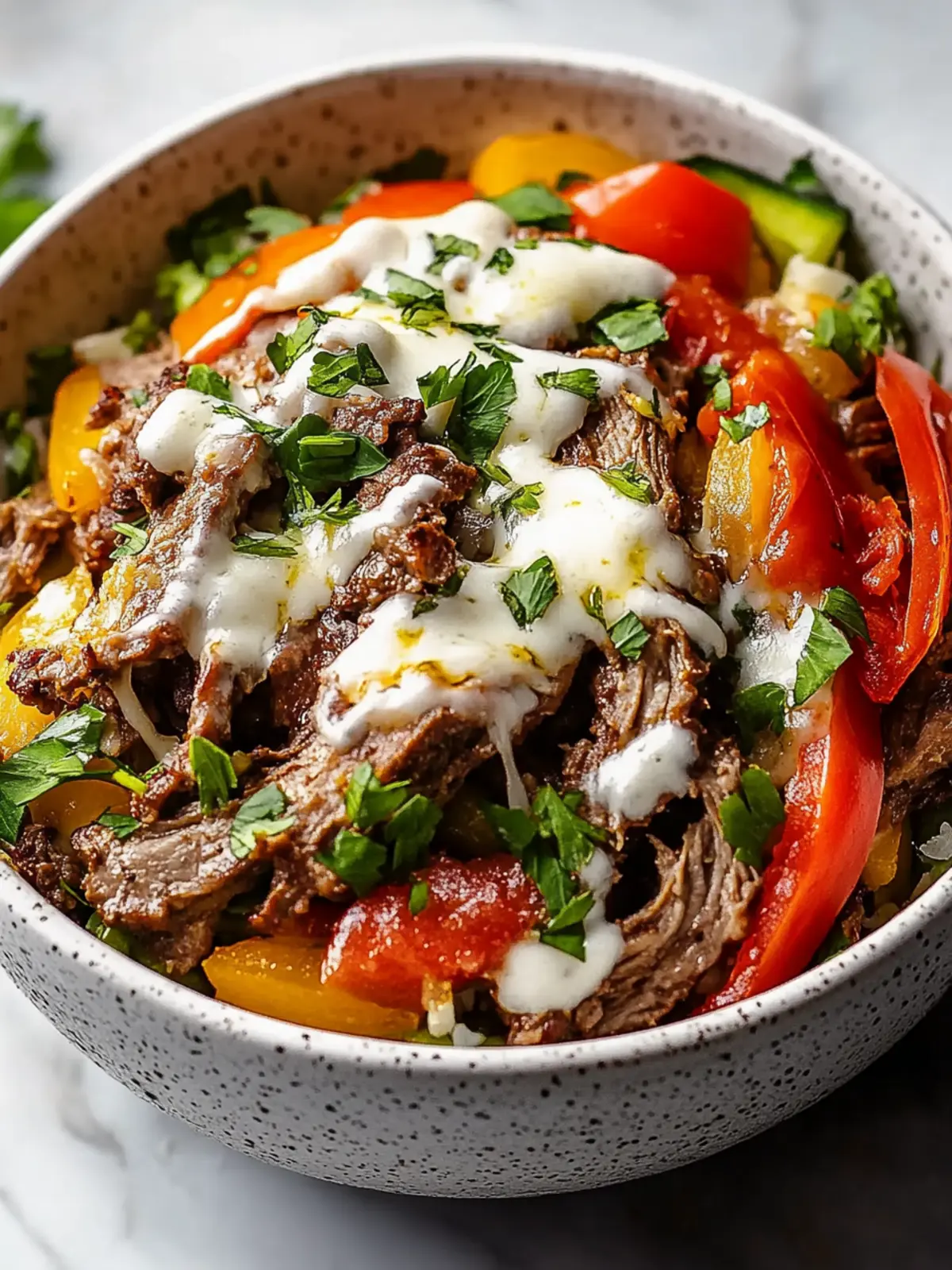 Savory Keto Philly Cheesesteak Bowls in 25 Minutes Flat 5 Keto Philly Cheesesteak Bowls