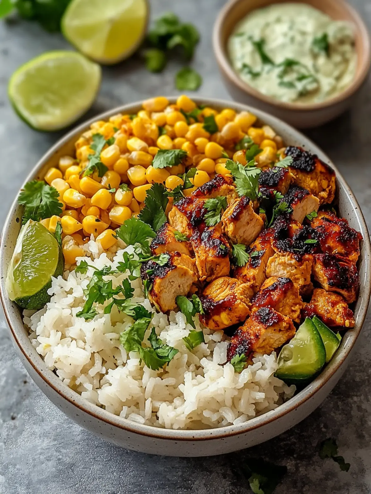 Easy Street Corn Chicken Rice Bowls for a High-Protein Win 4 Easy Street Corn Chicken Rice Bowls for a High-Protein Win