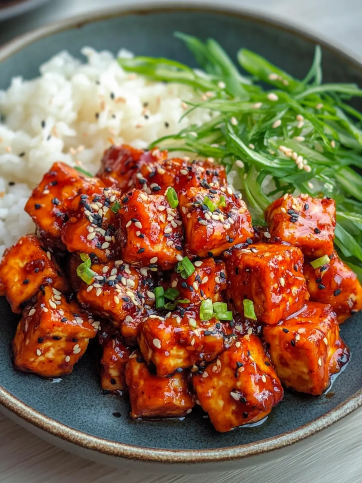 Crispy Gochujang Tofu: Quick Vegan Delight for Dinner 2 Crispy Gochujang Tofu