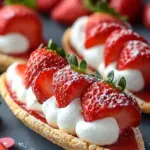 Strawberry Cookie Boats: A Sweet Twist on Elegant Desserts 6 Strawberry Cookie Boats