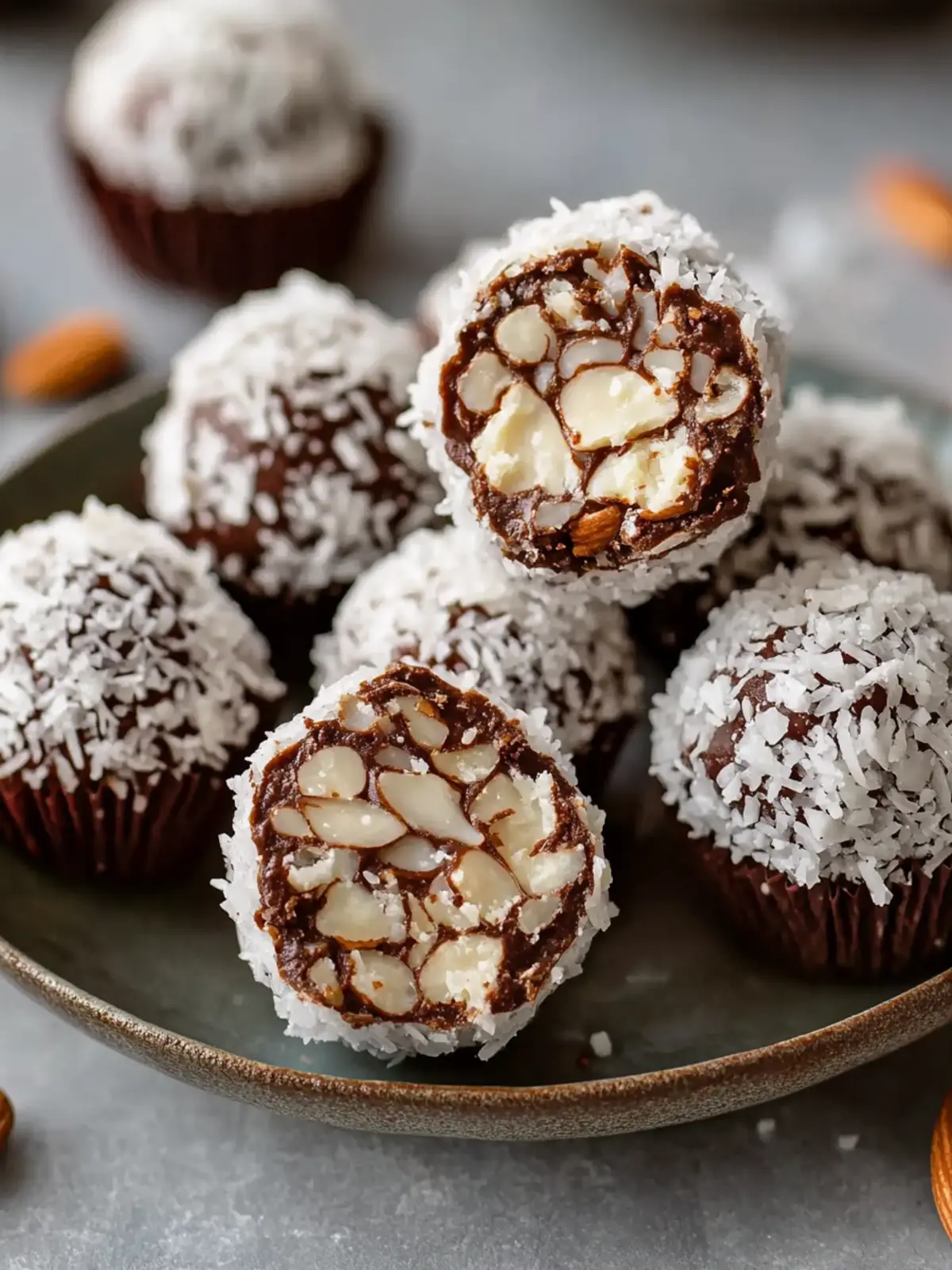 Homemade Almond Joy Truffles: Shatter-Crisp Shell Delight 3 Homemade Almond Joy Truffles: Shatter-Crisp Shell