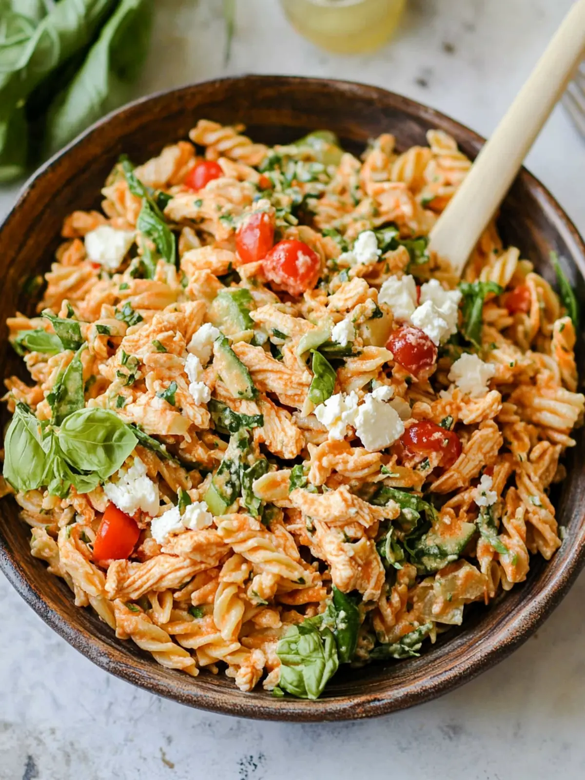 Buffalo Chicken Pasta Salad: Flavorful Meal Prep Delight 4 Buffalo Chicken Pasta Salad