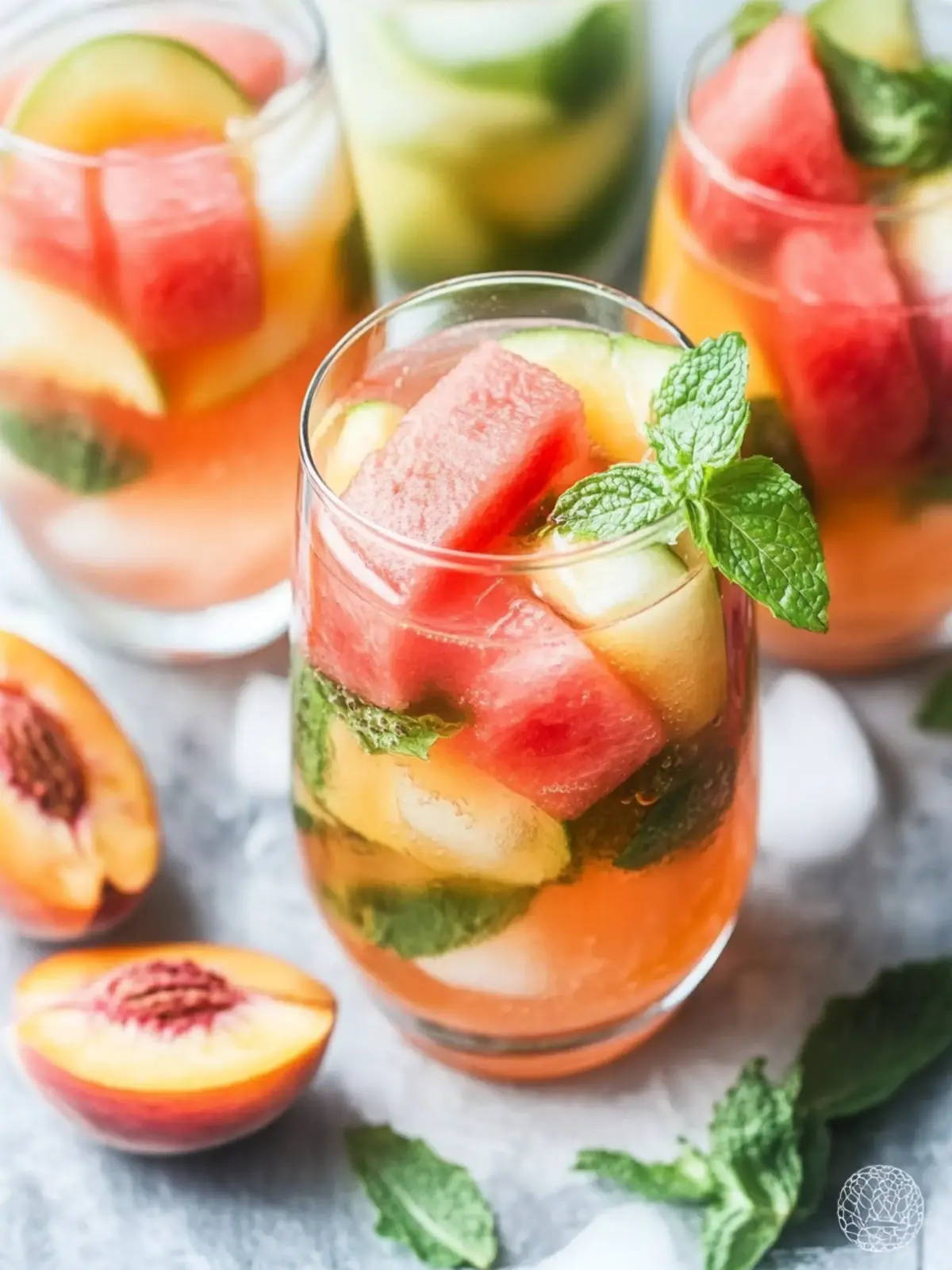 Watermelon Peach White Wine Summer Sangria for Ultimate Refreshment 3 Watermelon Peach White Wine Summer Sangria