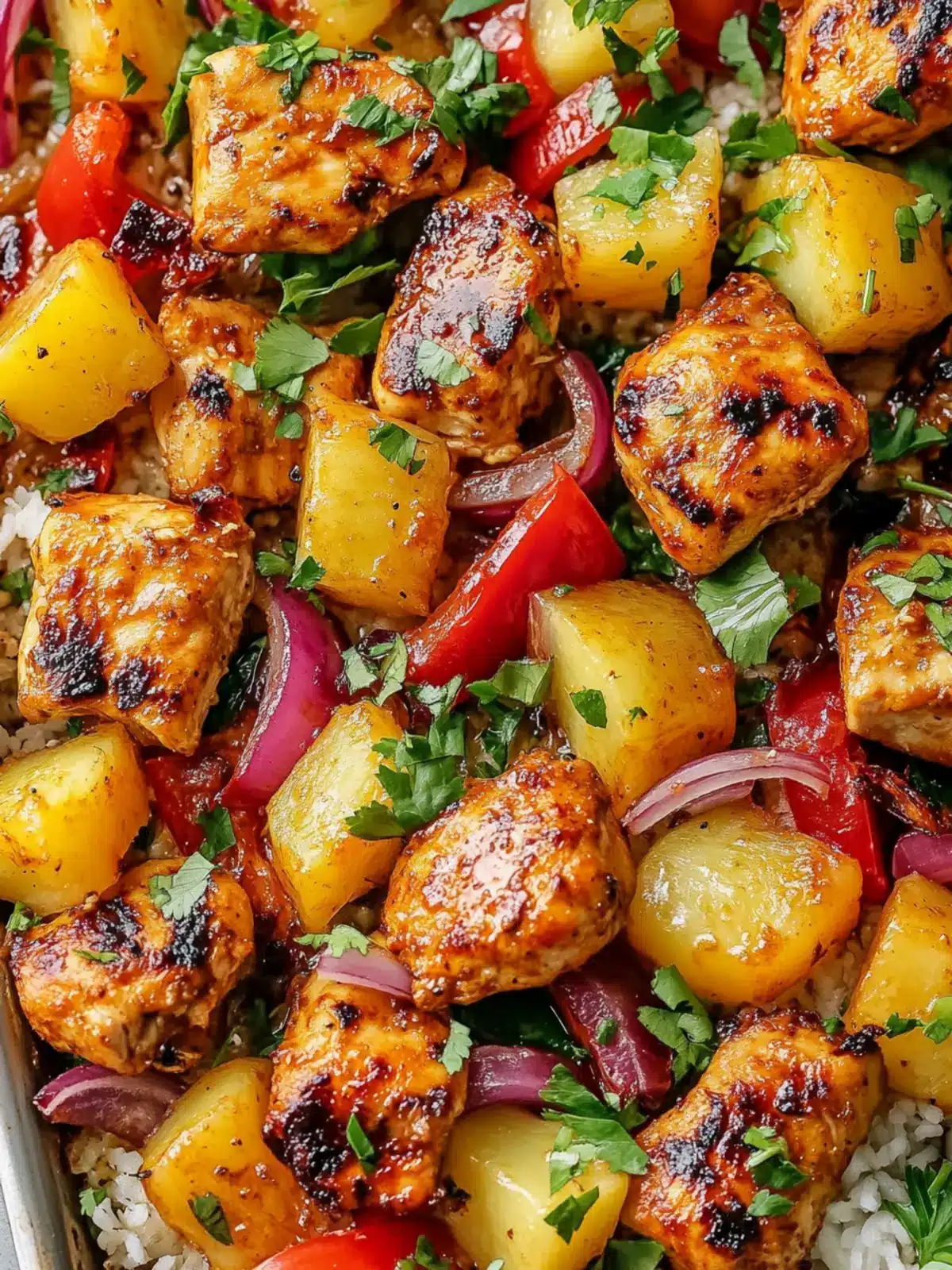 Hawaiian Chicken Sheet Pan: A Flavorful One-Pan Delight 2 Hawaiian Chicken Sheet Pan