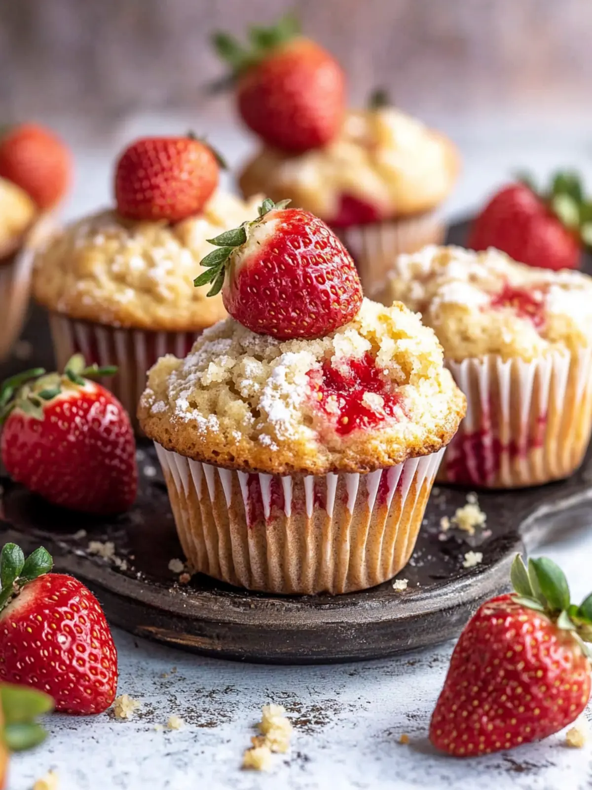 Delicious Strawberry Muffins That Make Mornings Brighter 4 Strawberry Muffins