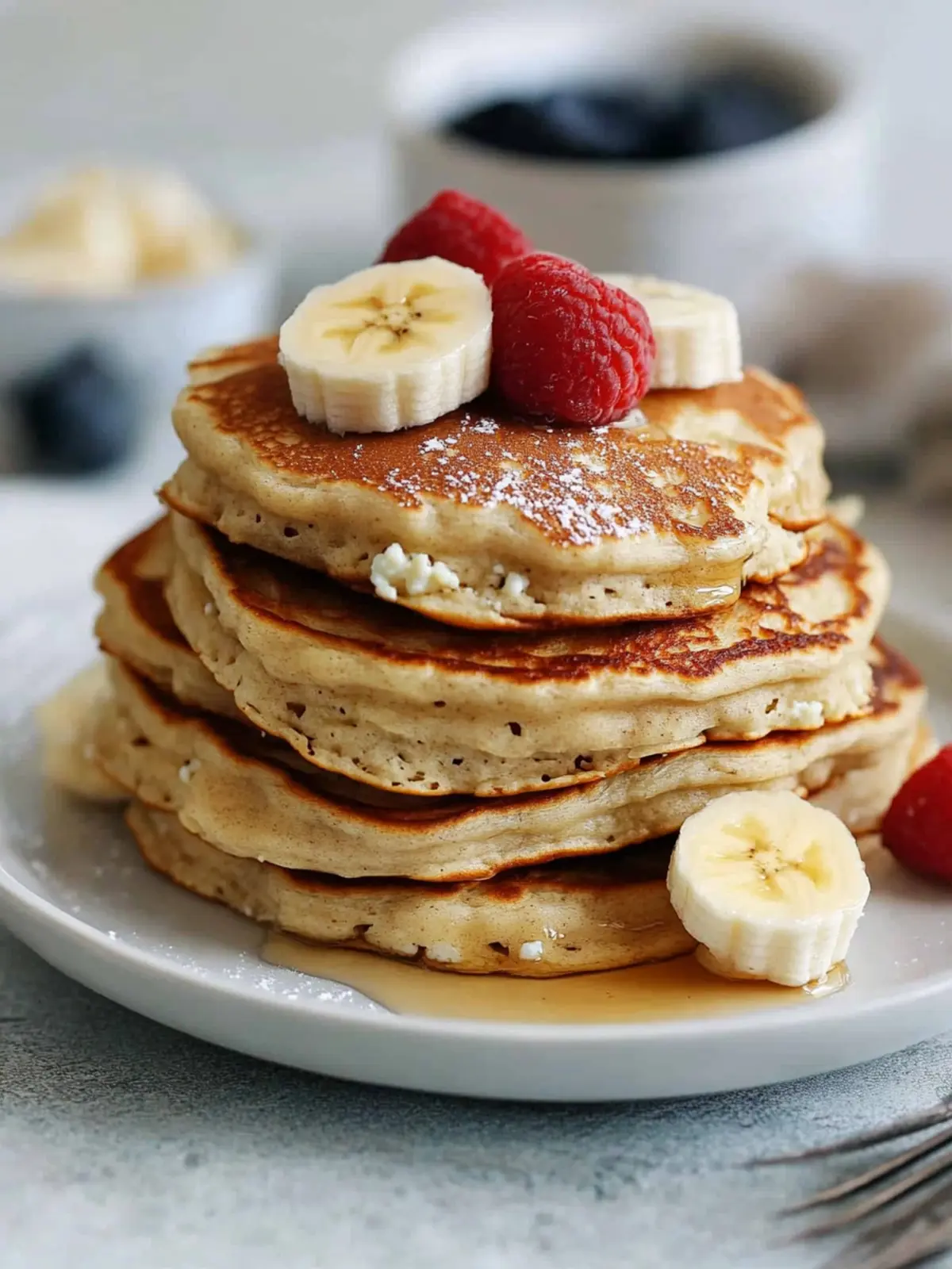 Fluffy Banana Cottage Cheese Pancakes for a Protein-Packed Start 4 Banana Cottage Cheese Pancakes