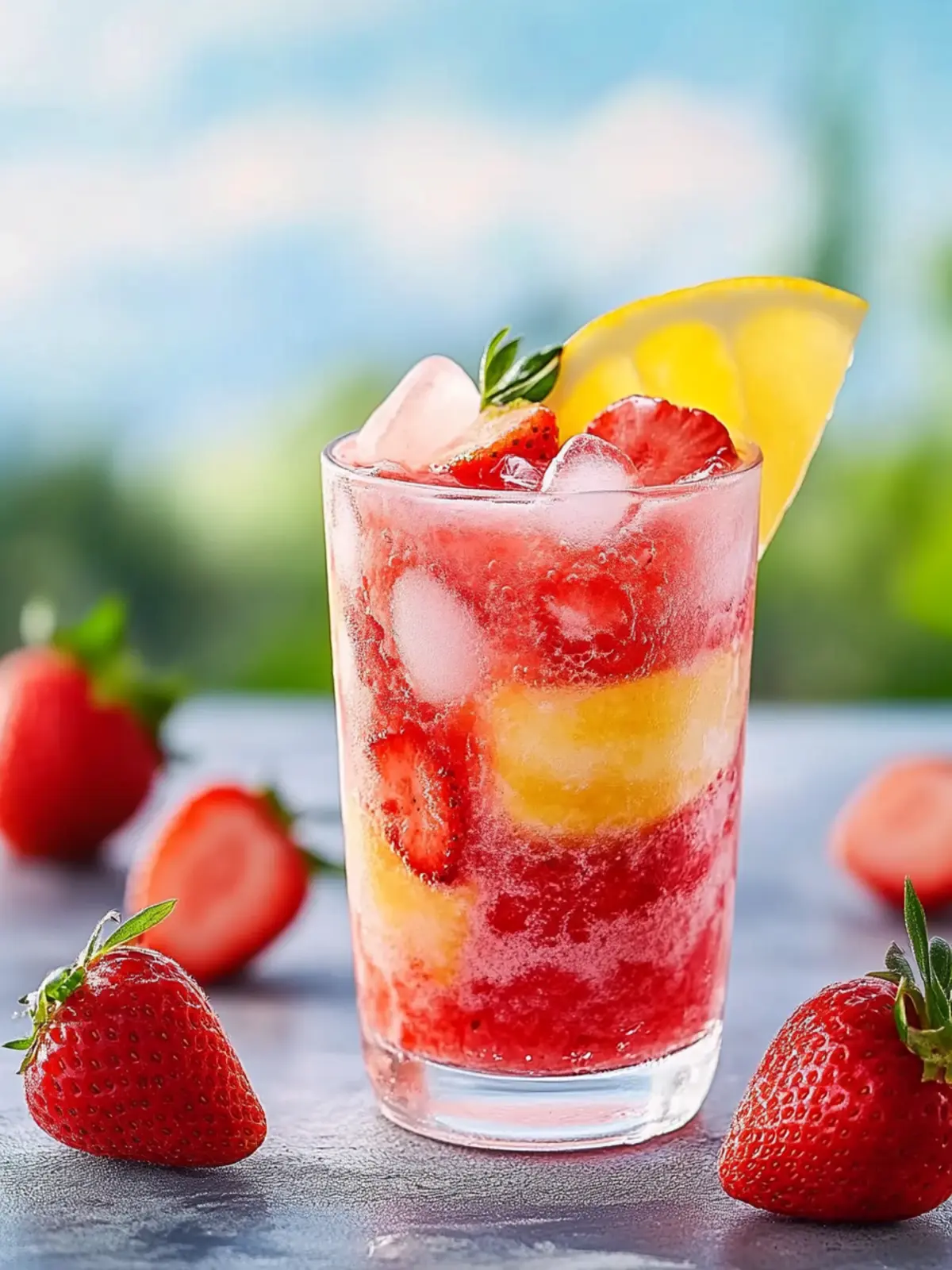 Refreshing Strawberry Chamoyada to Beat the Heat
