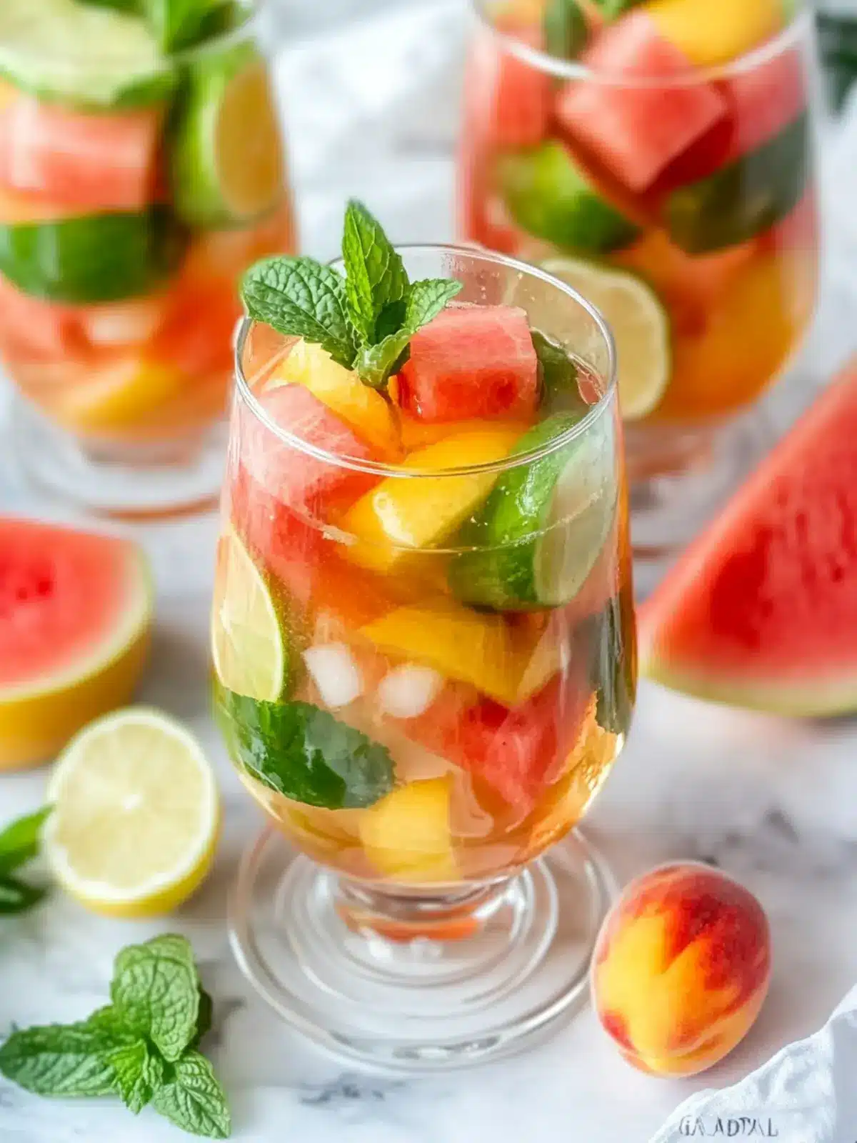 Watermelon Peach White Wine Summer Sangria for Ultimate Refreshment 2 Watermelon Peach White Wine Summer Sangria