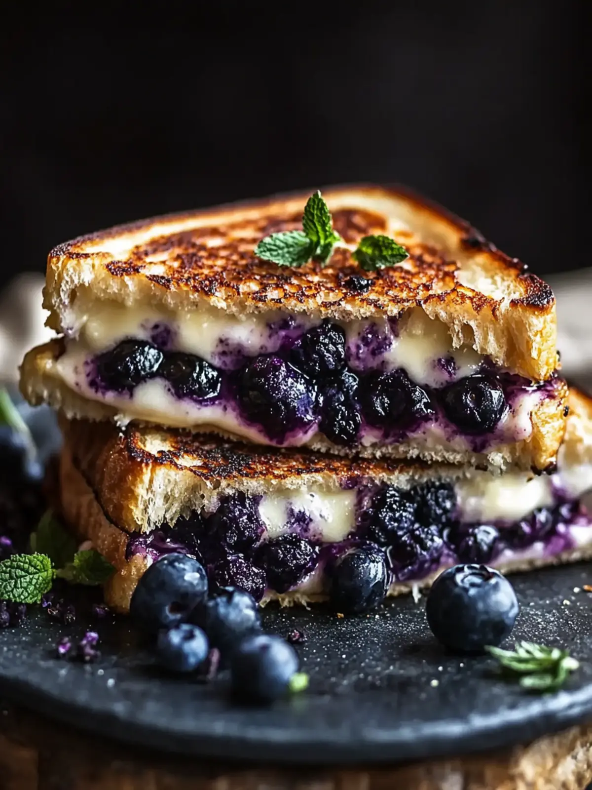 Blueberry Grilled Cheese