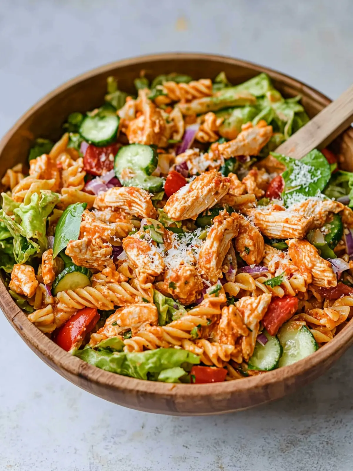 Buffalo Chicken Pasta Salad: Flavorful Meal Prep Delight 2 Buffalo Chicken Pasta Salad