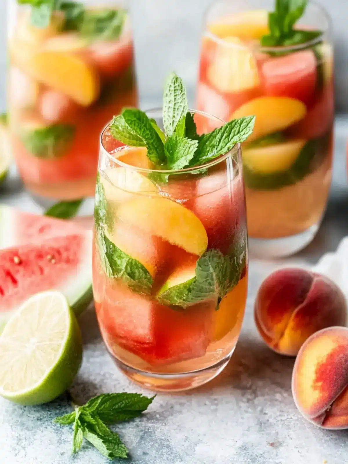 Watermelon Peach White Wine Summer Sangria for Ultimate Refreshment 5 Watermelon Peach White Wine Summer Sangria
