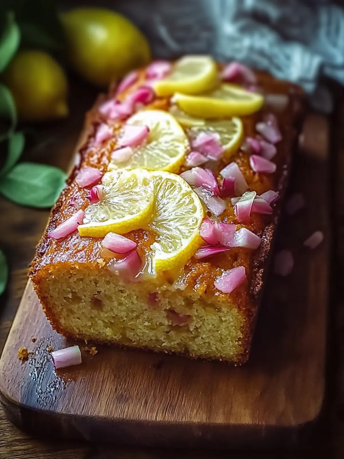 Lemon Rhubarb Loaf: Brighten Your Day with This Easy Delight 3 Lemon Rhubarb Loaf