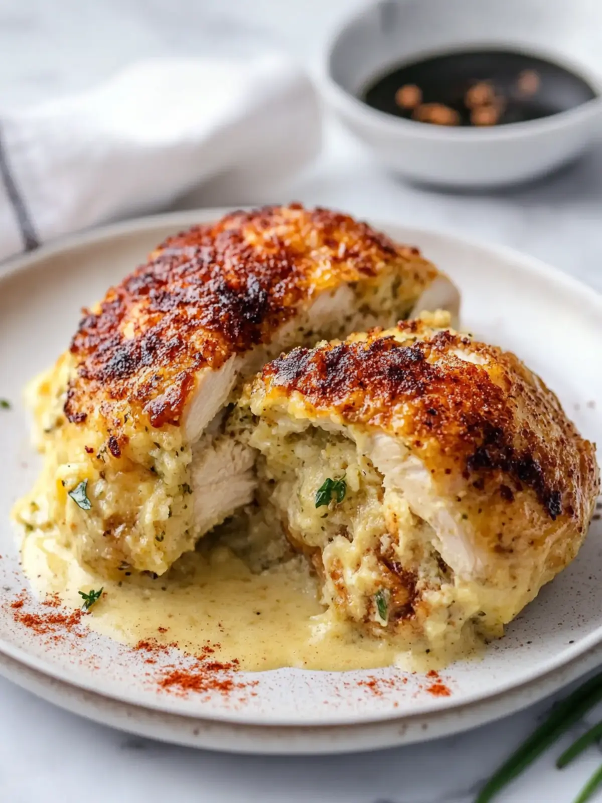 Ruth Chris Stuffed Chicken Recipe - Easy Gourmet for Home 4 Ruth Chris Stuffed Chicken Recipe