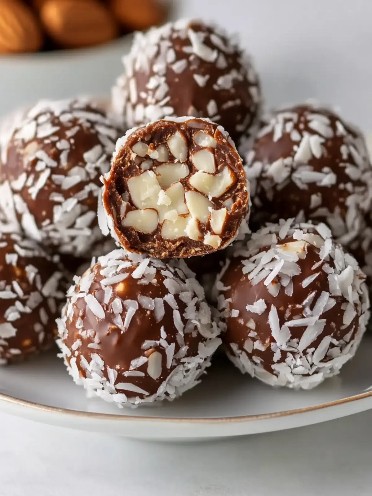 Homemade Almond Joy Truffles: Shatter-Crisp Shell Delight 5 Homemade Almond Joy Truffles: Shatter-Crisp Shell