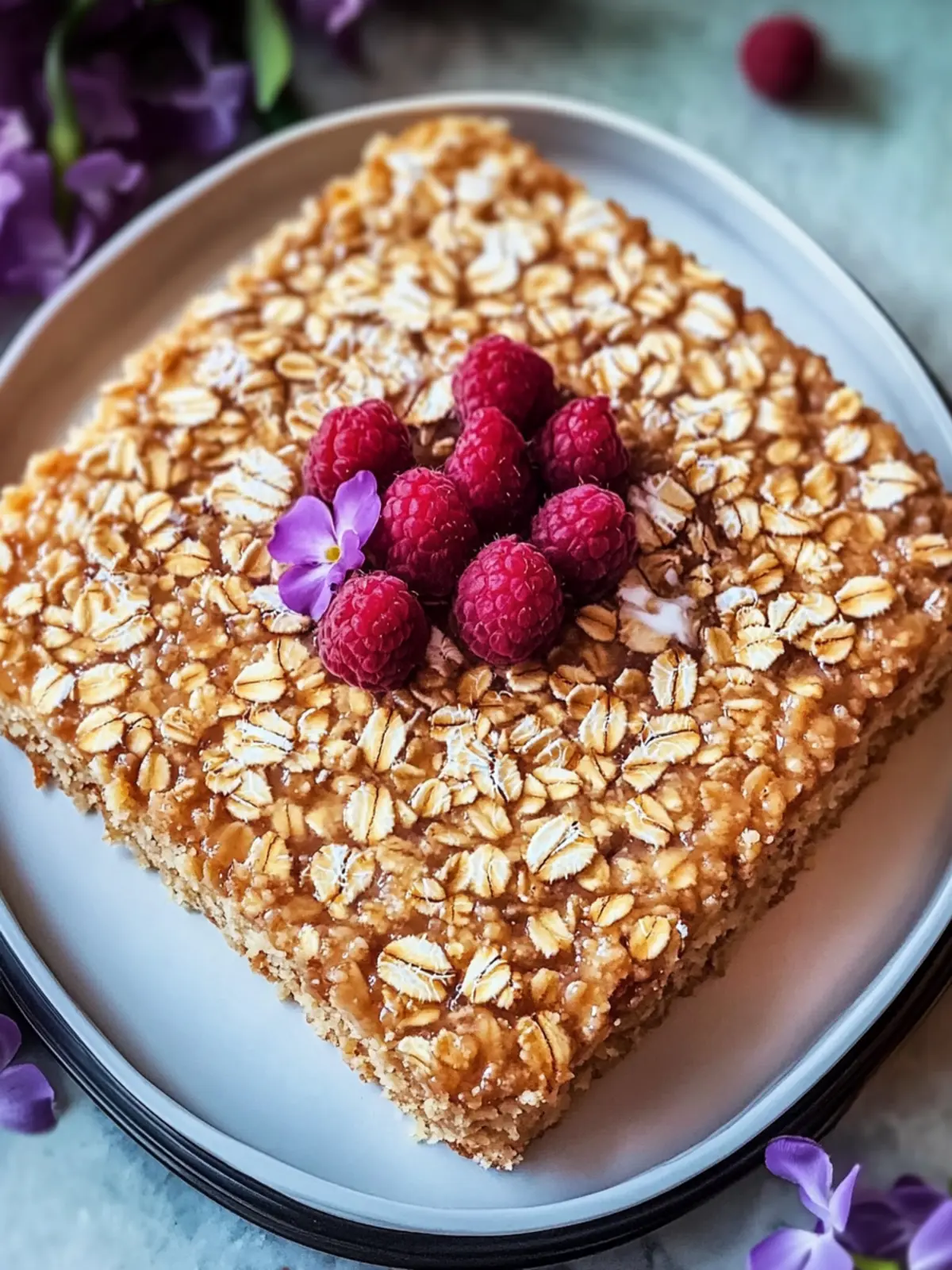 Lazy Day Oatmeal Cake