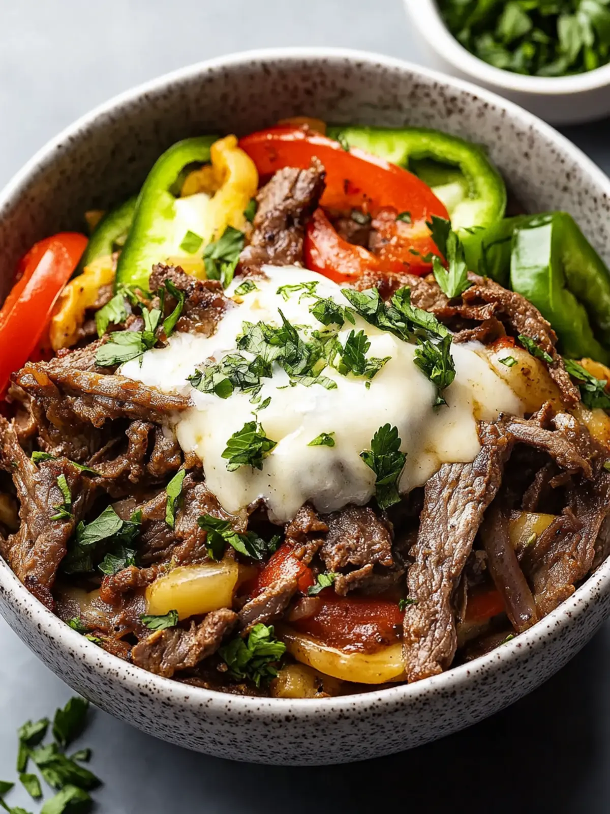 Savory Keto Philly Cheesesteak Bowls in 25 Minutes Flat 3 Keto Philly Cheesesteak Bowls