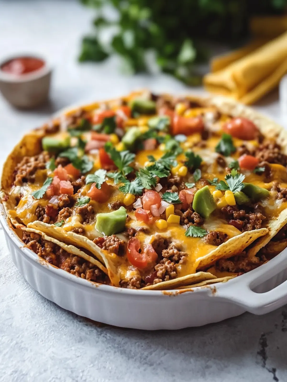 Taco Casserole With Tortillas That Will Wow Your Family 3 Taco Casserole With Tortillas
