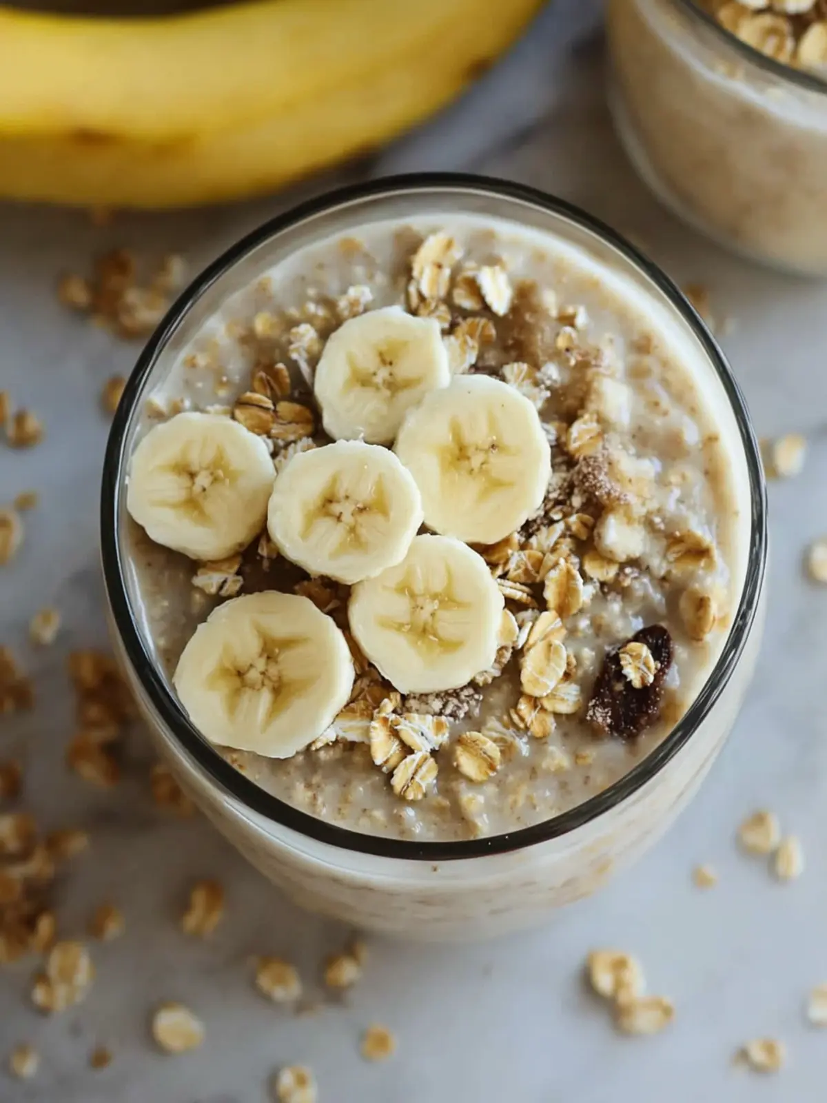 Banana Bread Overnight Oats for a Cozy, Healthy Breakfast 3 Banana Bread Overnight Oats