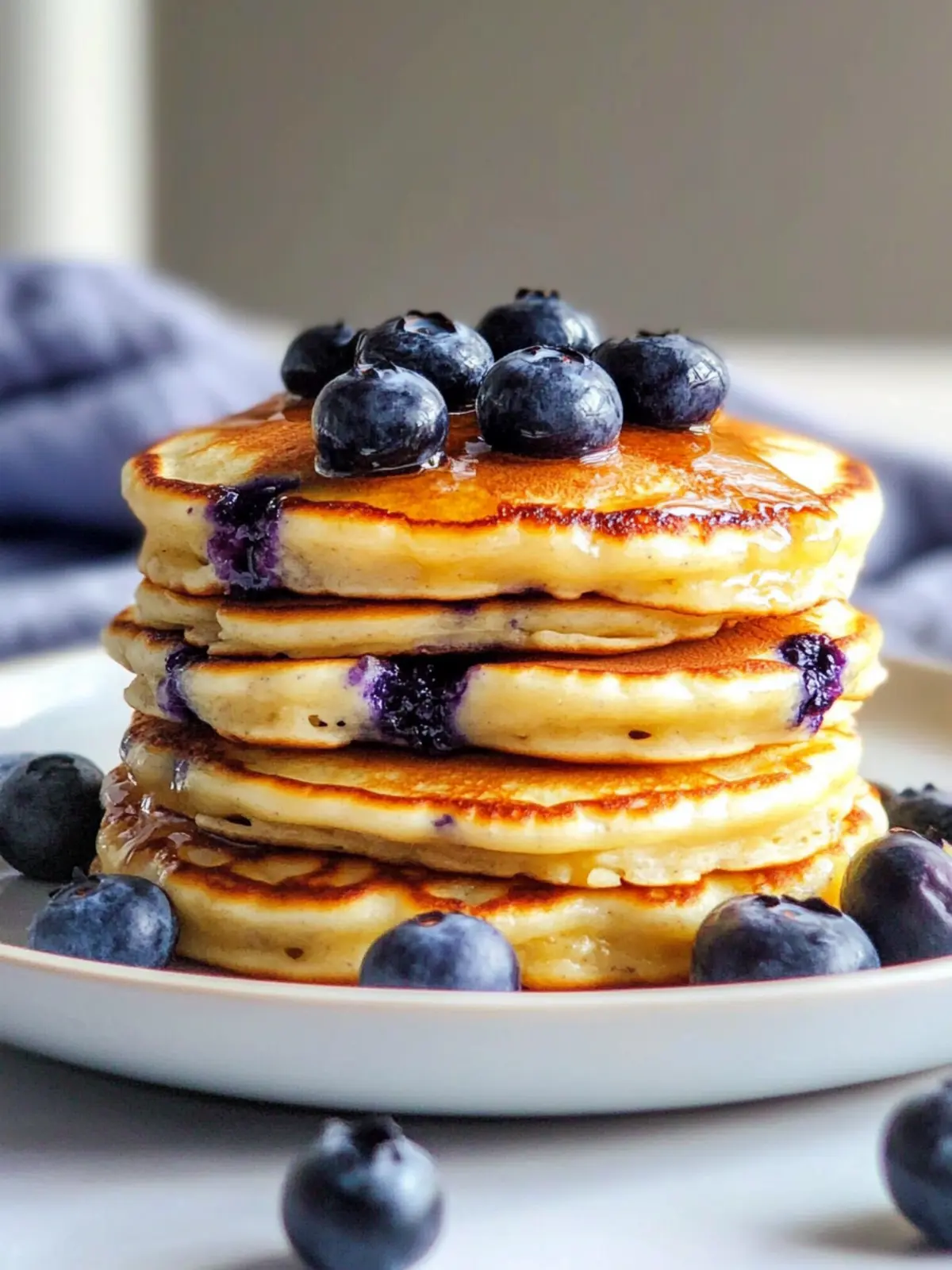 Fluffy Greek Yogurt Blueberry Pancakes for a Sweet Start 3 Greek Yogurt Blueberry Pancakes