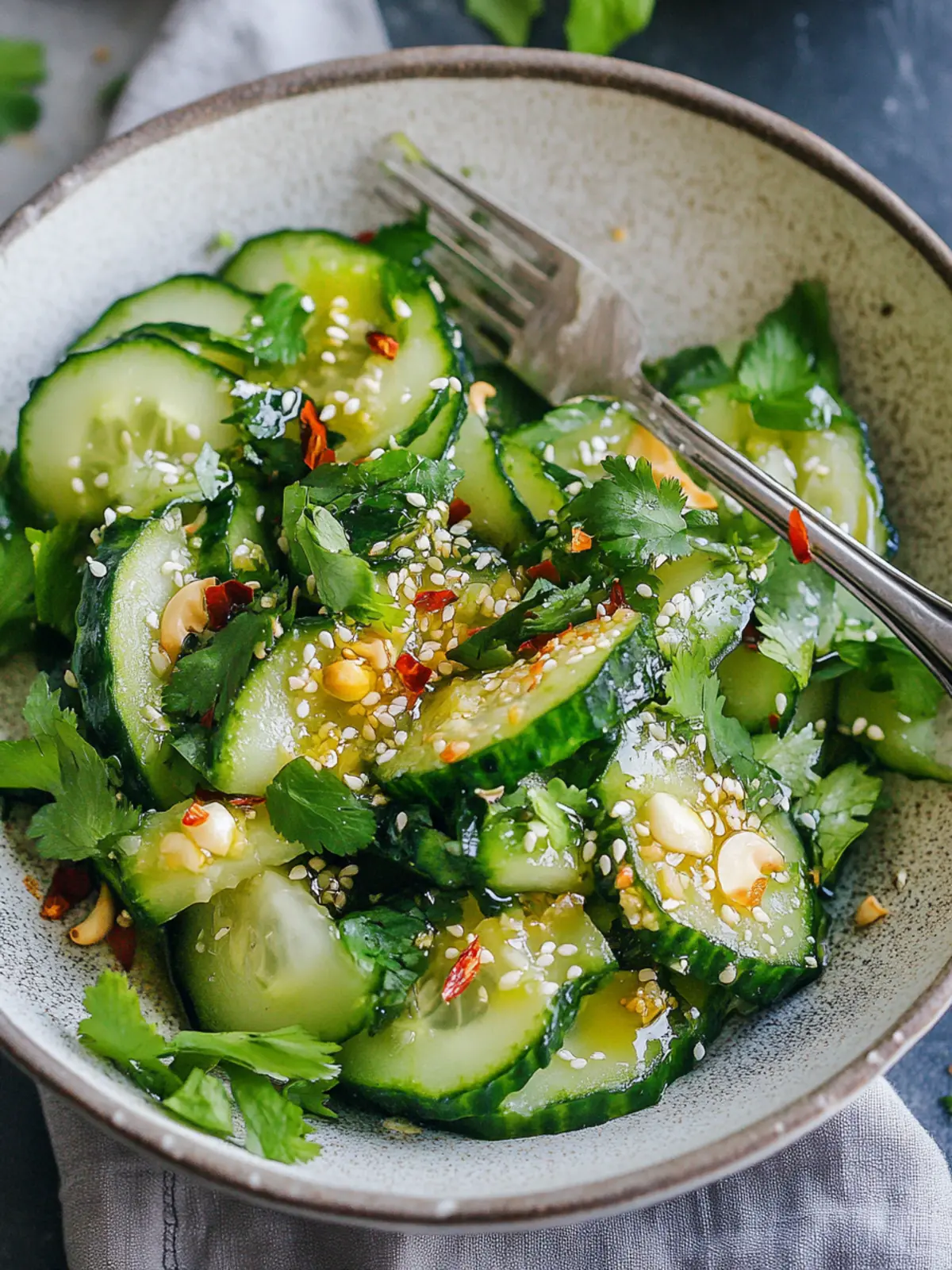 Smashed Asian Cucumber Salad for a Refreshing Summer Twist 5 Smashed Asian Cucumber Salad
