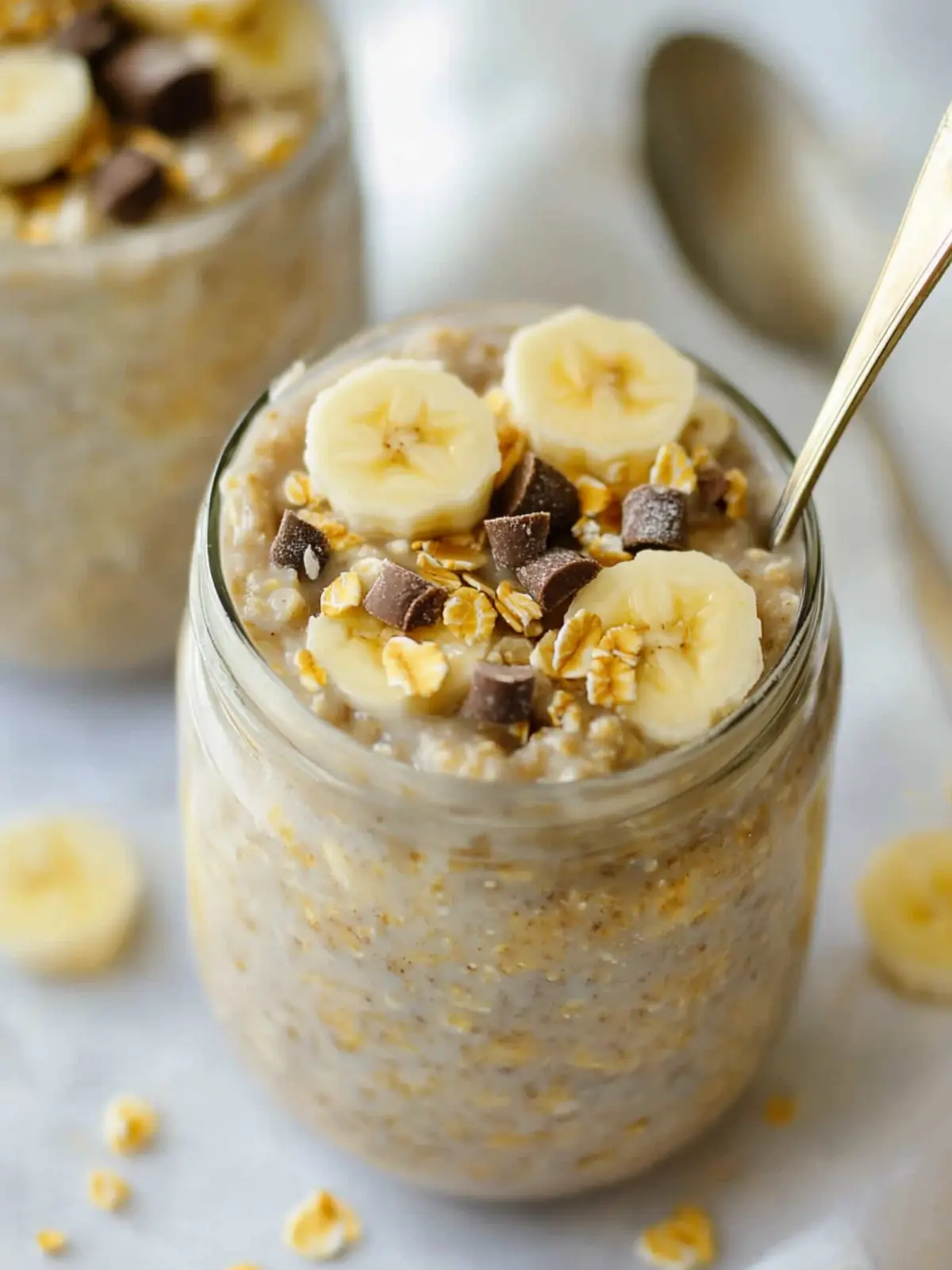 Banana Bread Overnight Oats for a Cozy, Healthy Breakfast 4 Banana Bread Overnight Oats