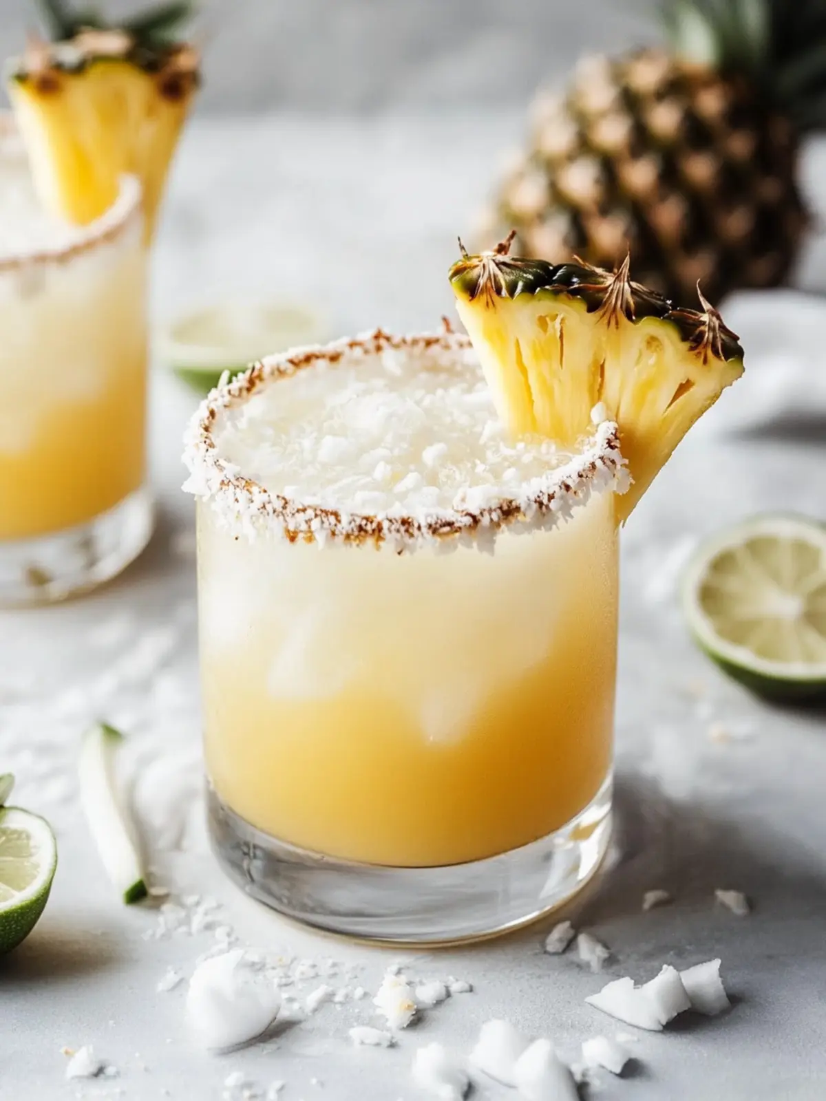 Pineapple Coconut Mockarita: Your Tropical Mocktail Escape 3 Pineapple Coconut Mockarita