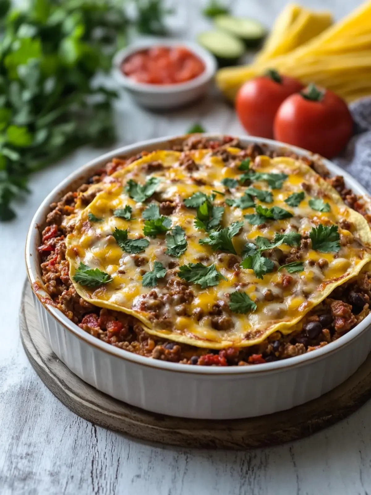 Taco Casserole with Tortillas – Quick, Cheesy Family Favorite 5 Taco Casserole With Tortillas