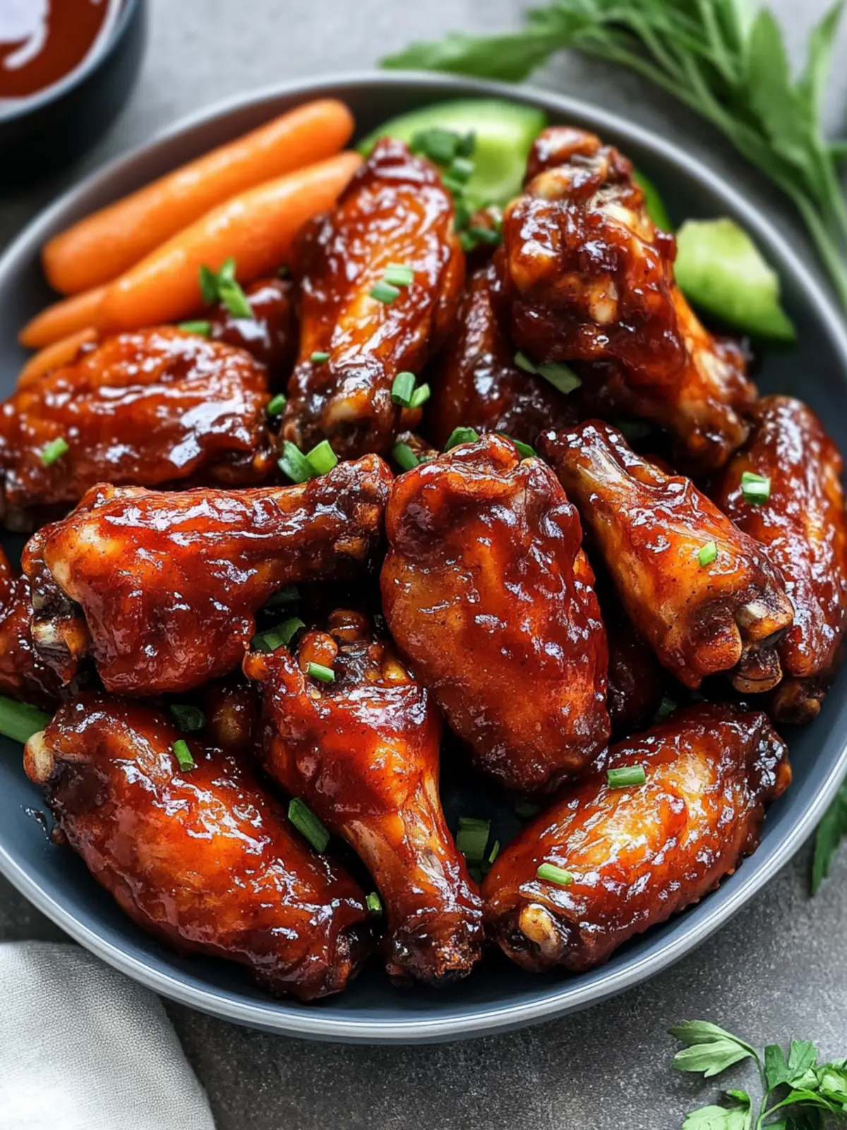Extra Crunchy Crispy Oven Baked BBQ Chicken Wings Delight 2 Extra Crunchy Crispy Oven Baked BBQ Chicken Wings