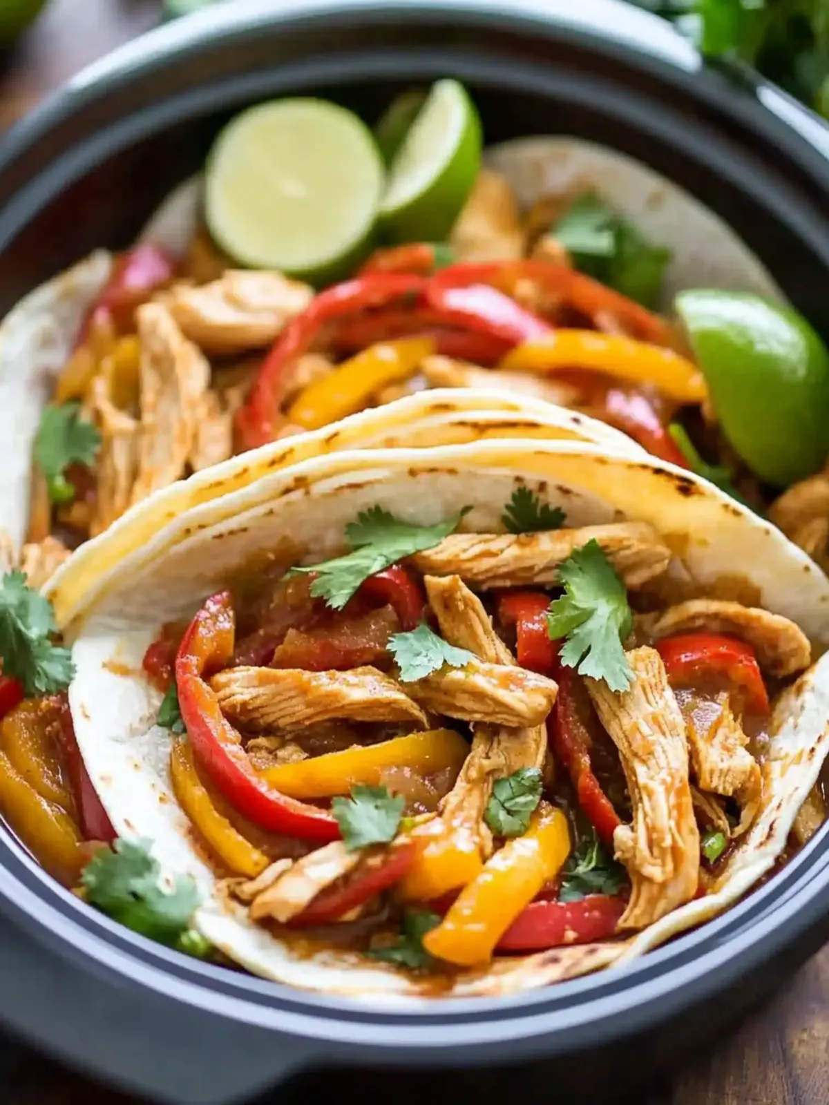 Transform Dinner with Easy Crockpot Chicken Fajitas Tonight 4 Easy Crockpot Chicken Fajitas