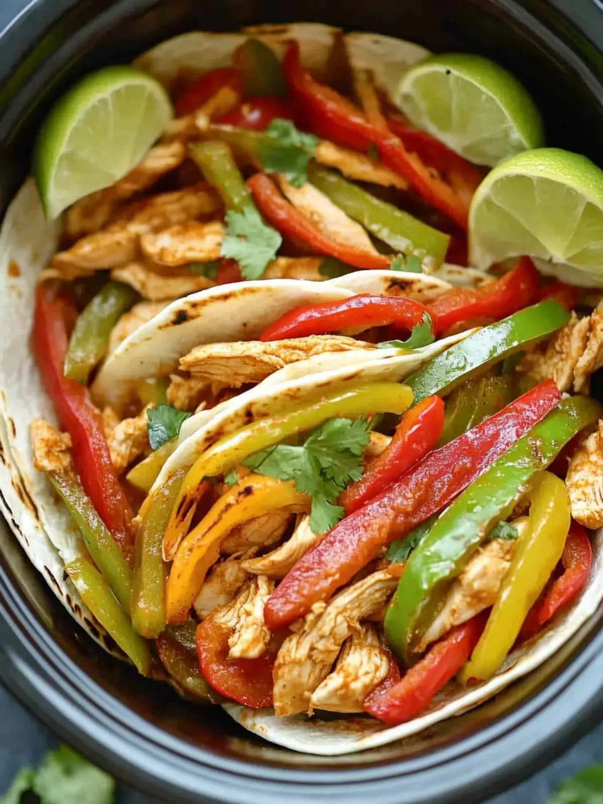 Transform Dinner with Easy Crockpot Chicken Fajitas Tonight 2 Easy Crockpot Chicken Fajitas