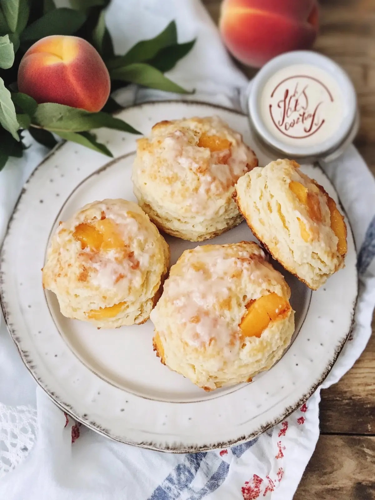Peach Buttermilk Biscuits: Fluffy Southern Comfort Delights 2 Peach Buttermilk Biscuits