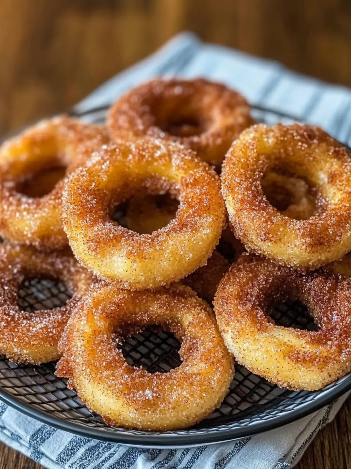 Air Fryer Cinnamon Apple Rings: 5-Minute Easy Crispy Delight 3 Air Fryer Cinnamon Apple Rings:5-Min Easy Crispy Delicious.