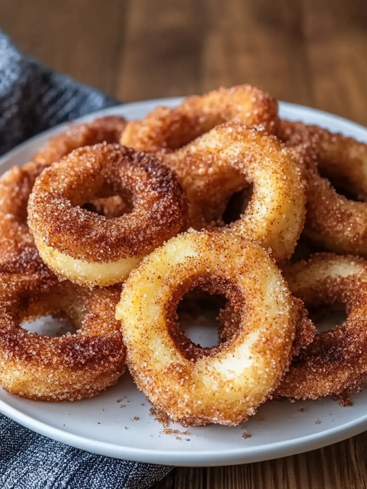 Air Fryer Cinnamon Apple Rings: 5-Min Easy Crispy Treats 5 Air Fryer Cinnamon Apple Rings:5-Min Easy Crispy Delicious.
