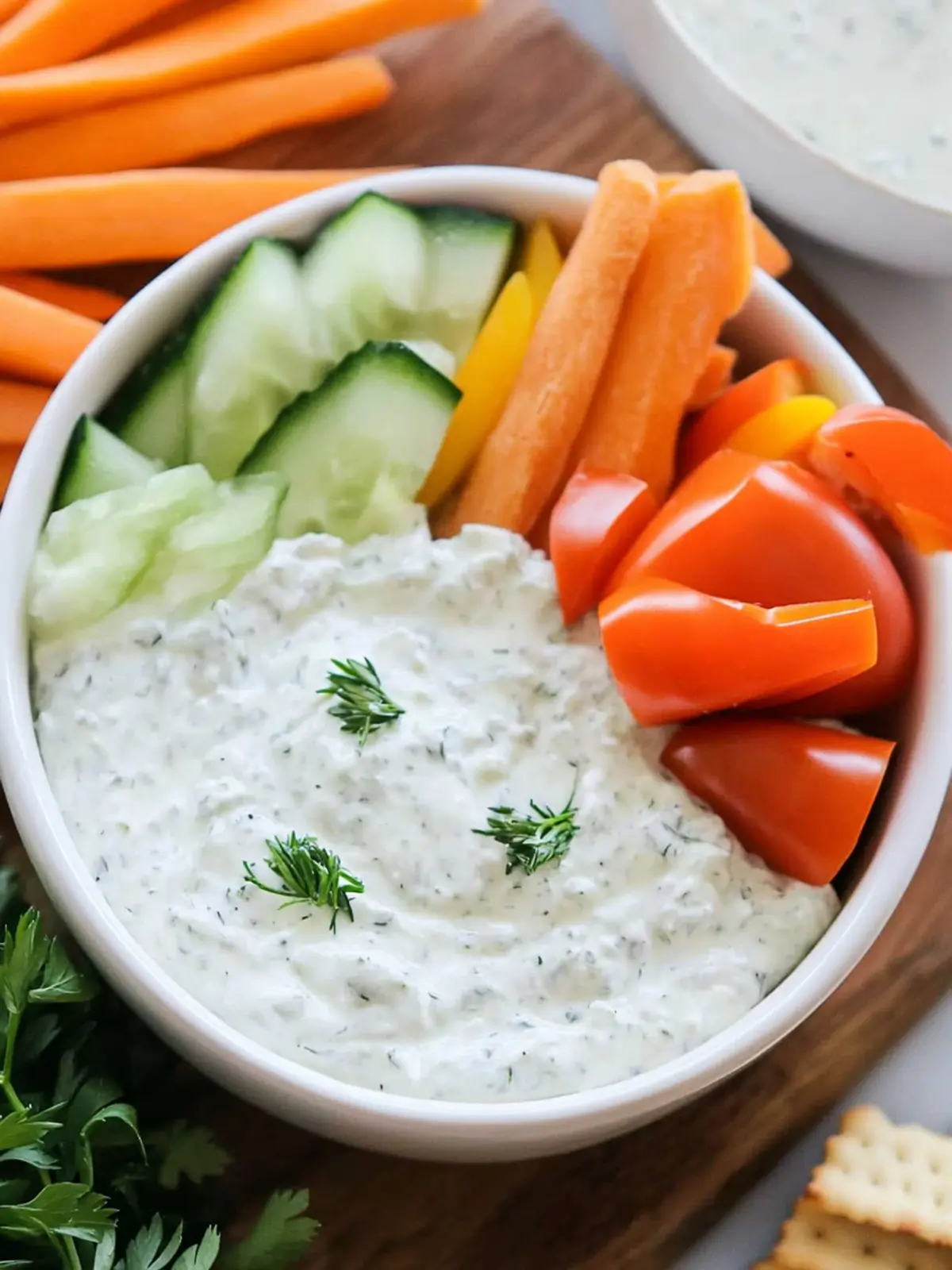 Creamy Cottage Cheese Ranch Dip: High-Protein Snack Delight 5 Cottage Cheese Ranch Dip