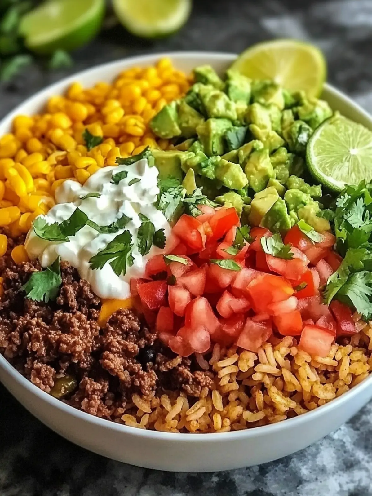 Easy Taco Rice Bowl - Quick and Healthy Dinner Delight 3 Easy Taco Rice Bowl – Quick and Healthy Dinner Idea