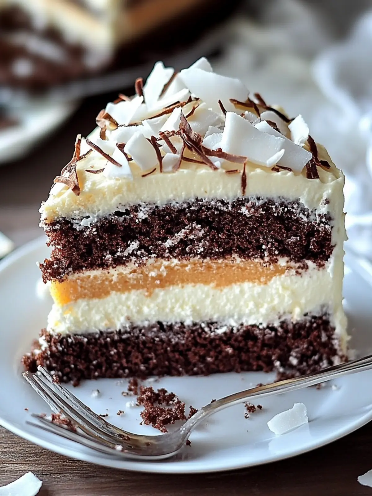Moist Layered Coconut Chocolate Cake Delight You'll Love 3 Moist Layered Coconut Chocolate Cake Delight